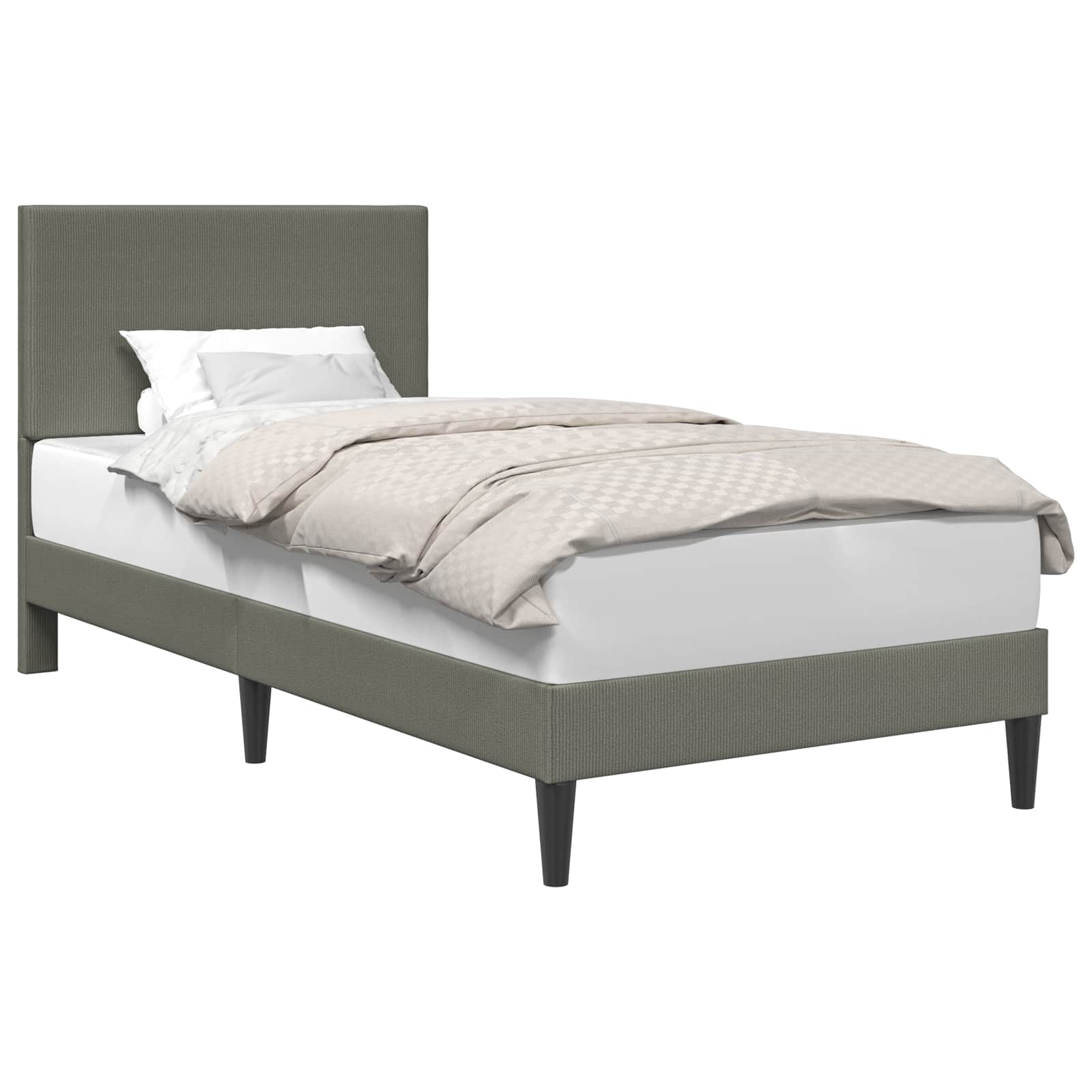 Krevetna konstrukcija Svjetlosiva 80 x 200 cm Kordura tekstil