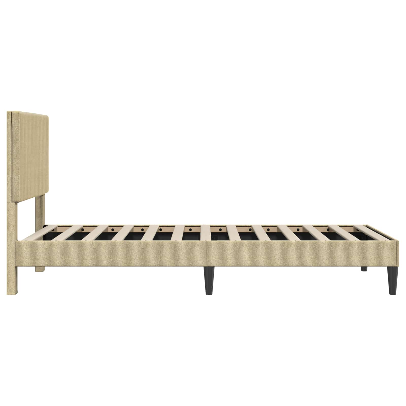 Krevetna konstrukcija Svijetlozeleni sivi 90 x 200 cm