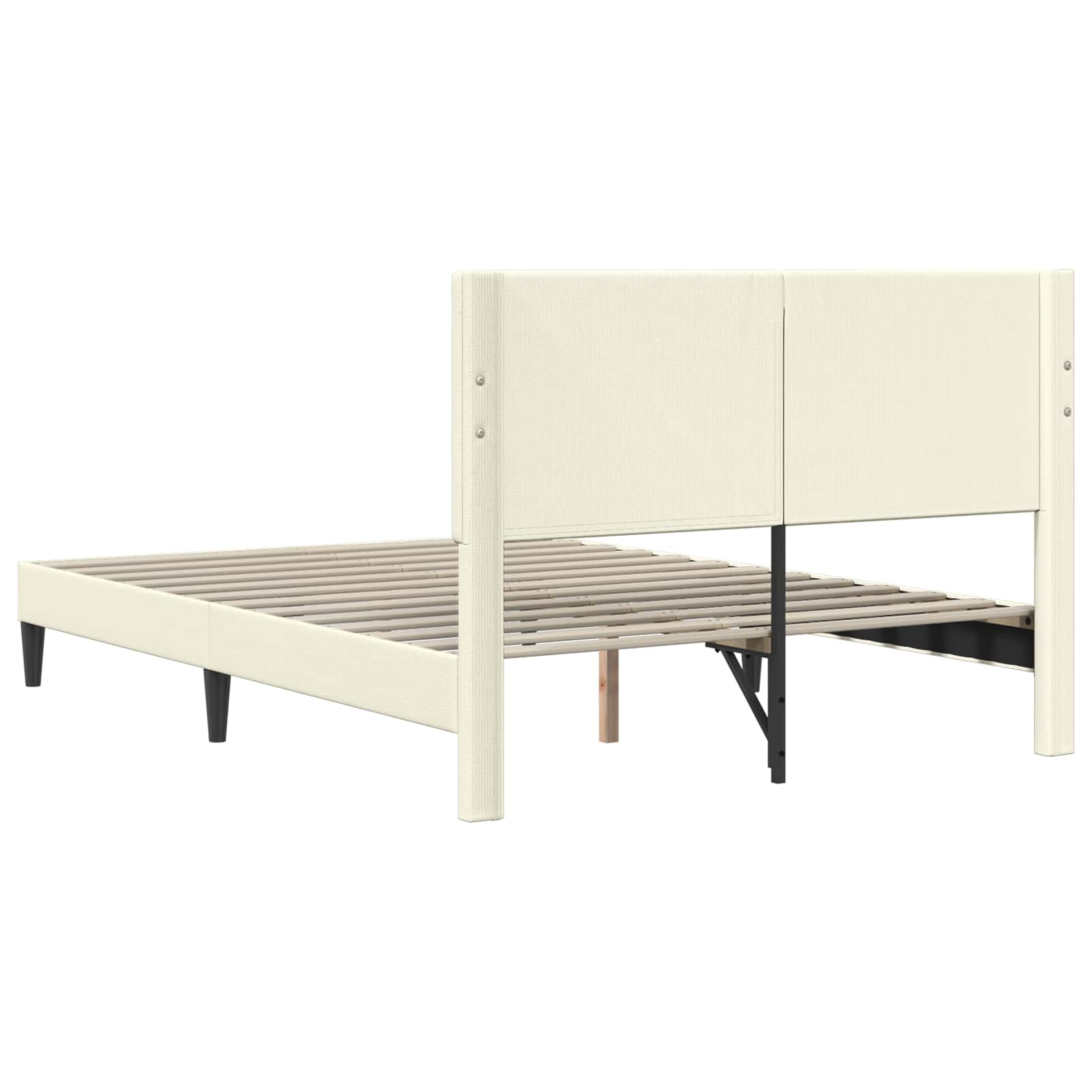 Krevetna konstrukcija Krem 120 x 190 cm Kordura tekstil
