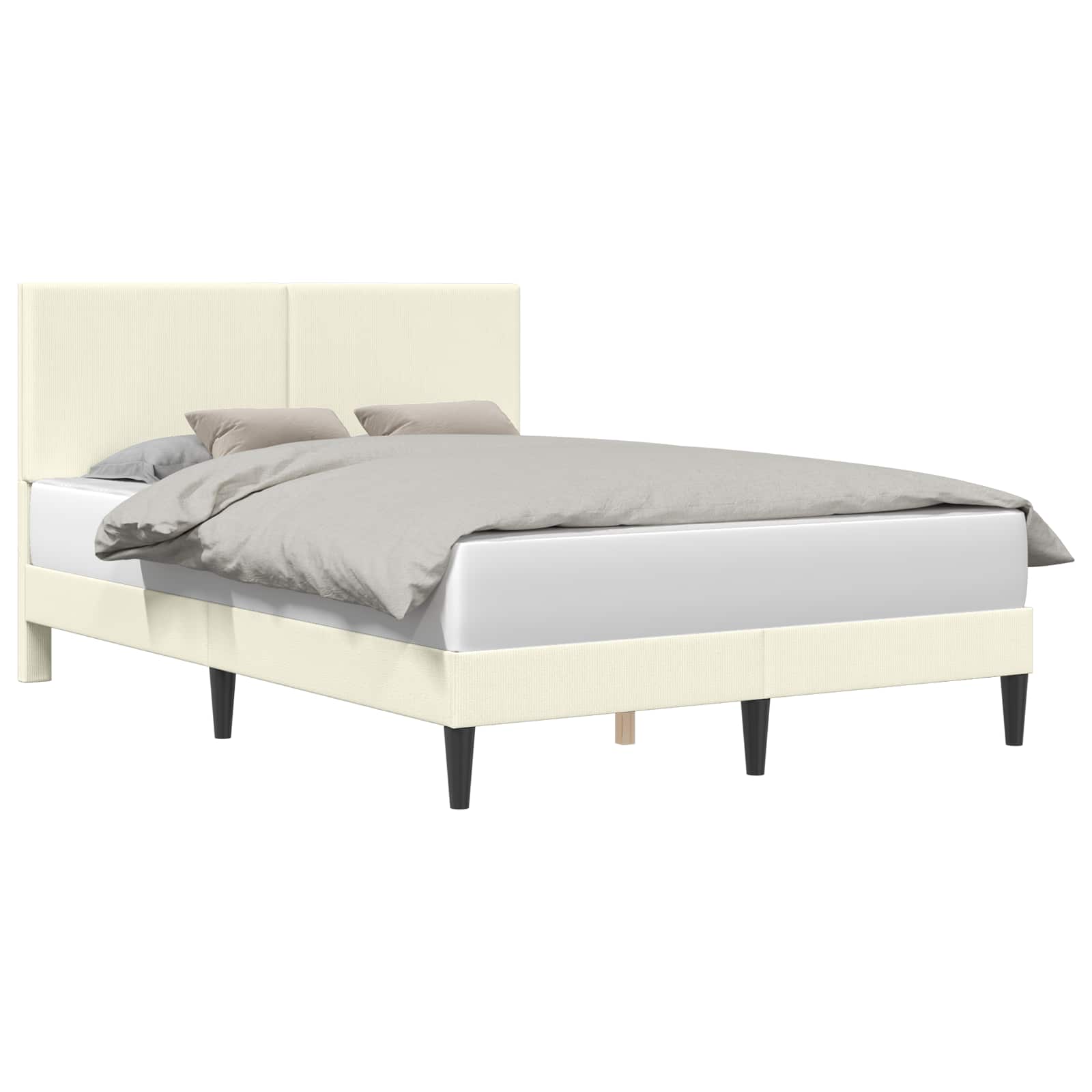 Krevetna konstrukcija Krem 120 x 200 cm Kordura tekstil