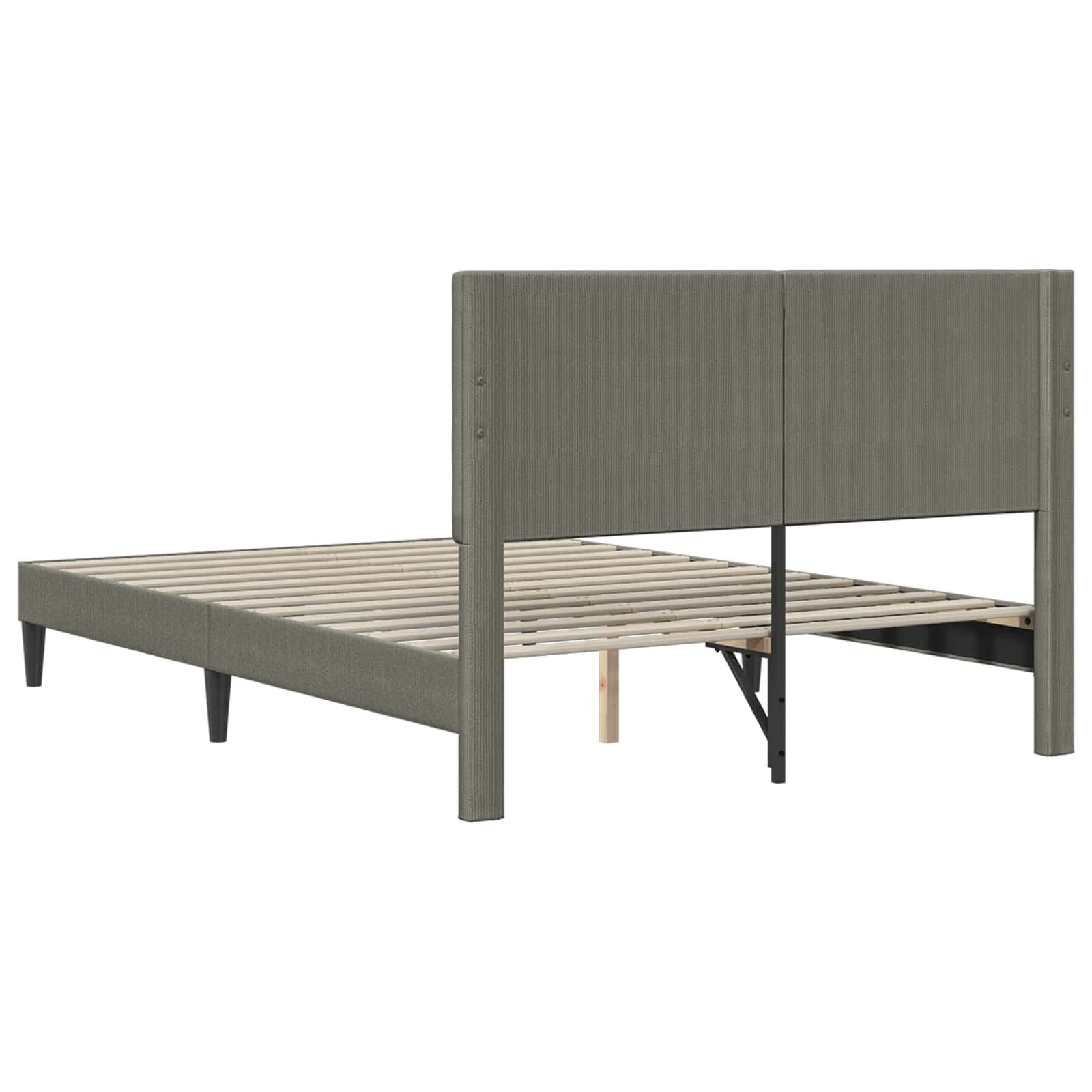 Krevetna konstrukcija Svjetlosiva 160 x 200 cm Kordura tekstil