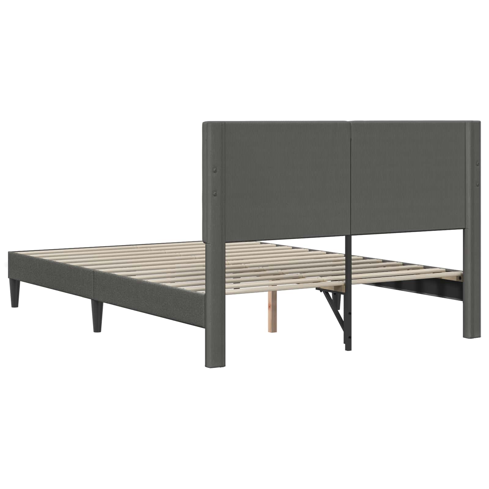 Krevetna konstrukcija Tamnosiva 160 x 200 cm Kordura tekstil