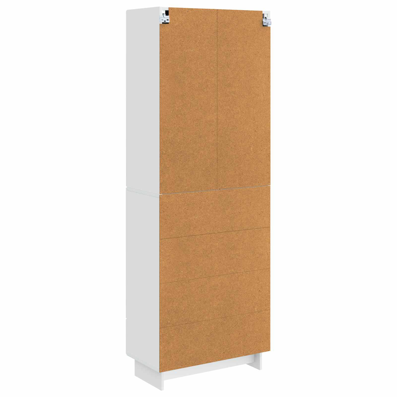 Set ormara 2 pcs Bijela visokog sjaja 66 x 34,5 x 95 cm
