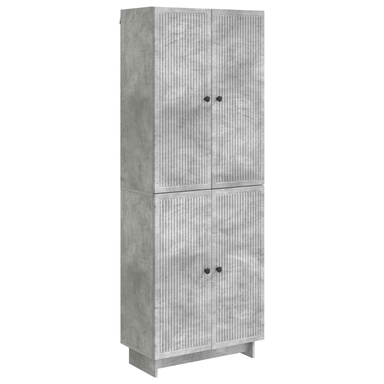 Set ormara 2 pcs Betonska siva 66 x 34,5 x 90 cm