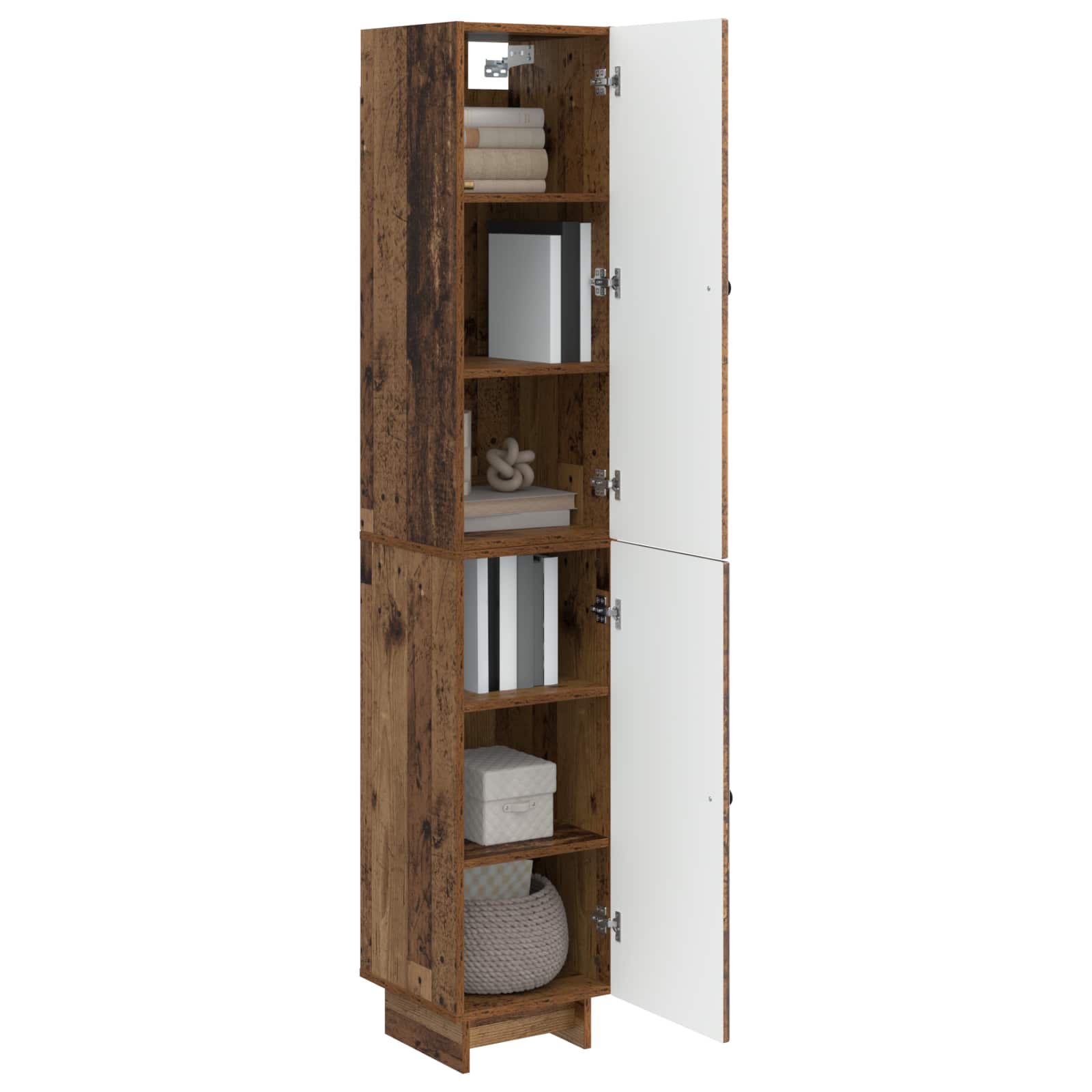 Set ormara 2 pcs Staro drvo 34,5 x 33 x 90 cm Konstruirano drvo