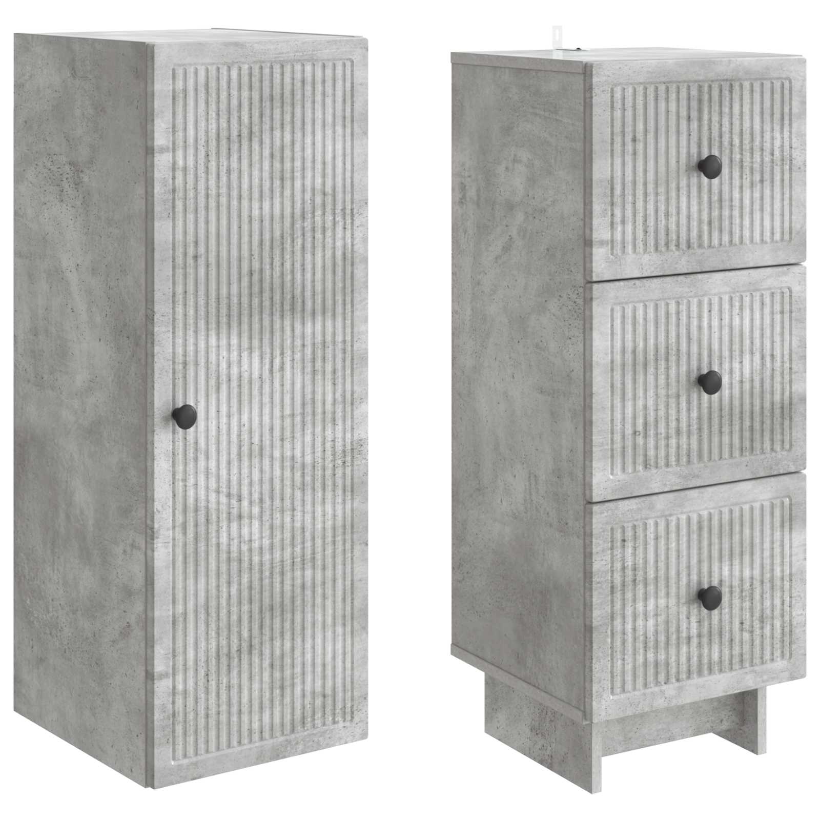Set ormara 2 pcs 33 x 34,5 x 90 cm Konstruirano drvo