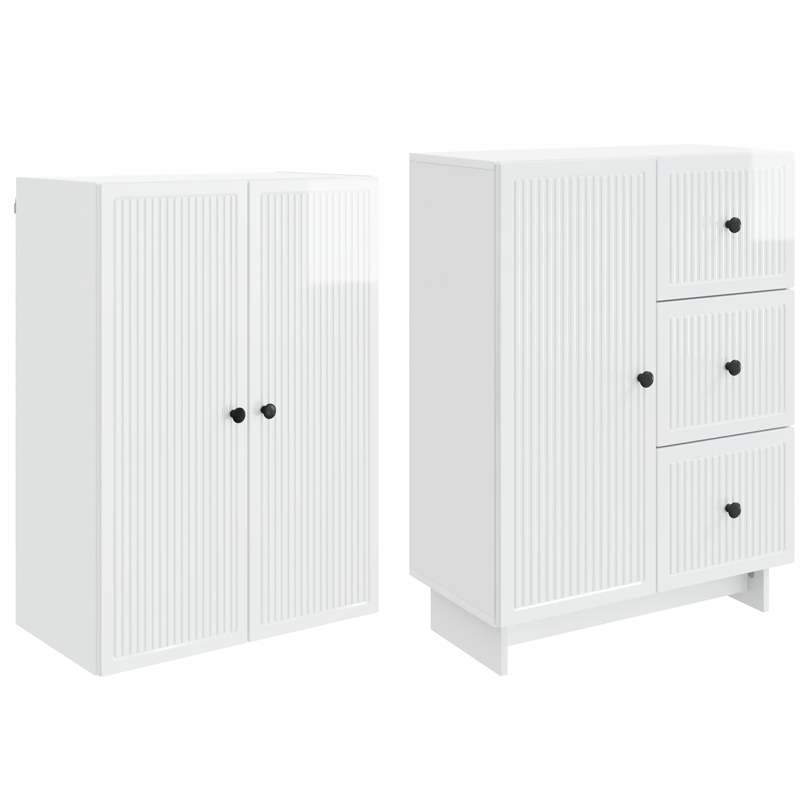 Set ormara 2 pcs 66 x 34,5 x 90 cm Konstruirano drvo