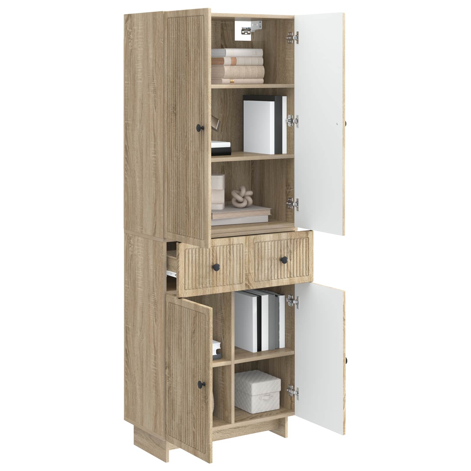 Set ormara 2 pcs 66 x 34,5 x 90 cm Konstruirano drvo