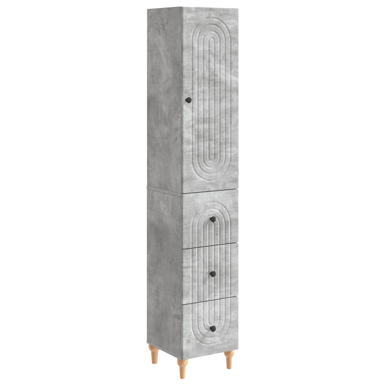 Set ormara 2 pcs 33 x 34,5 x 90 cm Konstruirano drvo