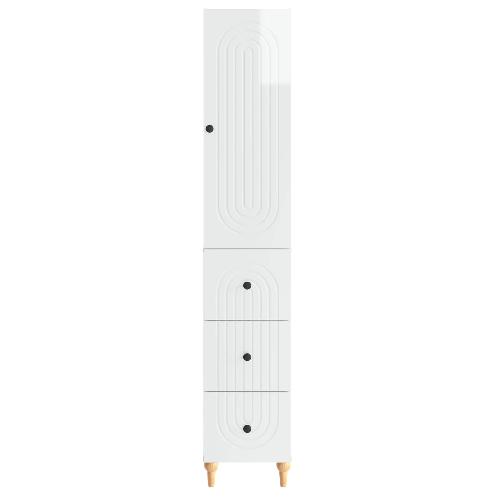 Set ormara 2 pcs 33 x 34,5 x 90 cm Konstruirano drvo