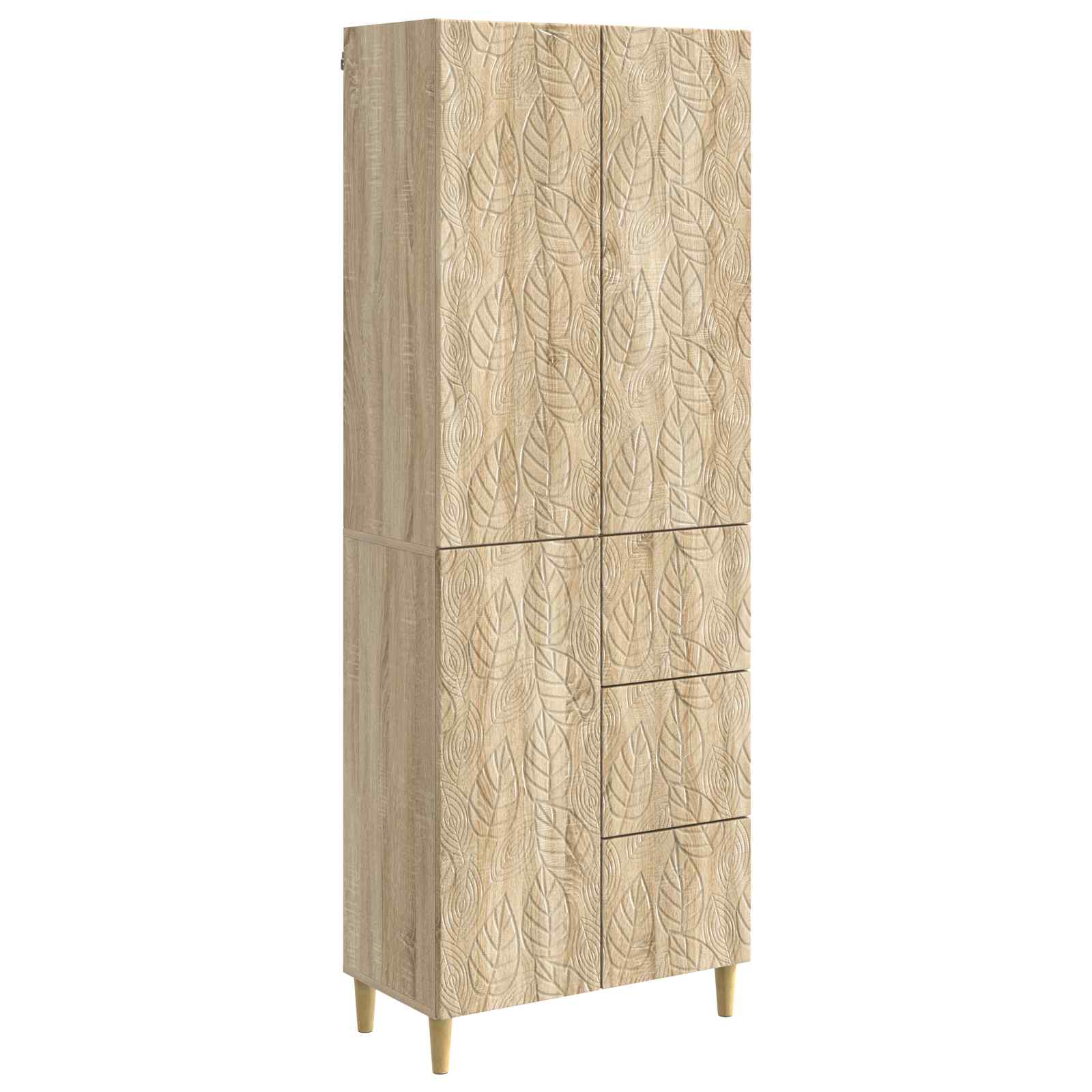 2 pcs Hrast sonoma