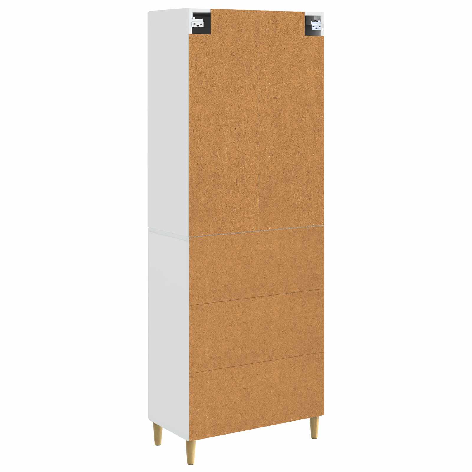 2 pcs Bijela visokog sjaja