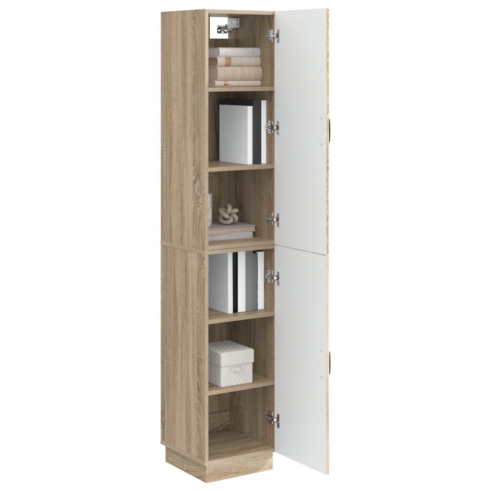 Set ormara 2 pcs Hrast sonoma Konstruirano drvo