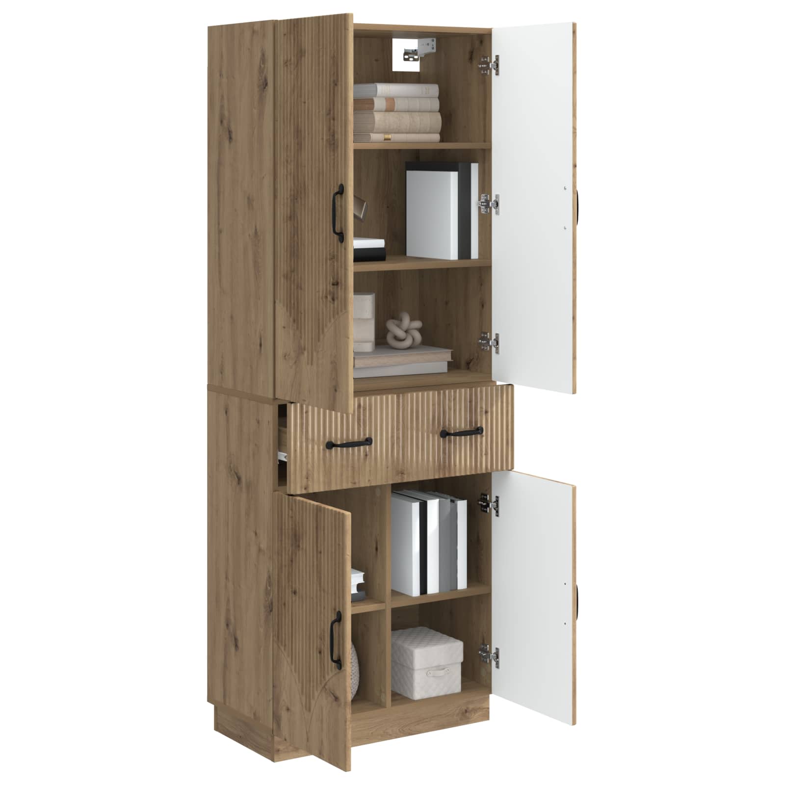 Set ormara 2 pcs Hrast artisan Konstruirano drvo
