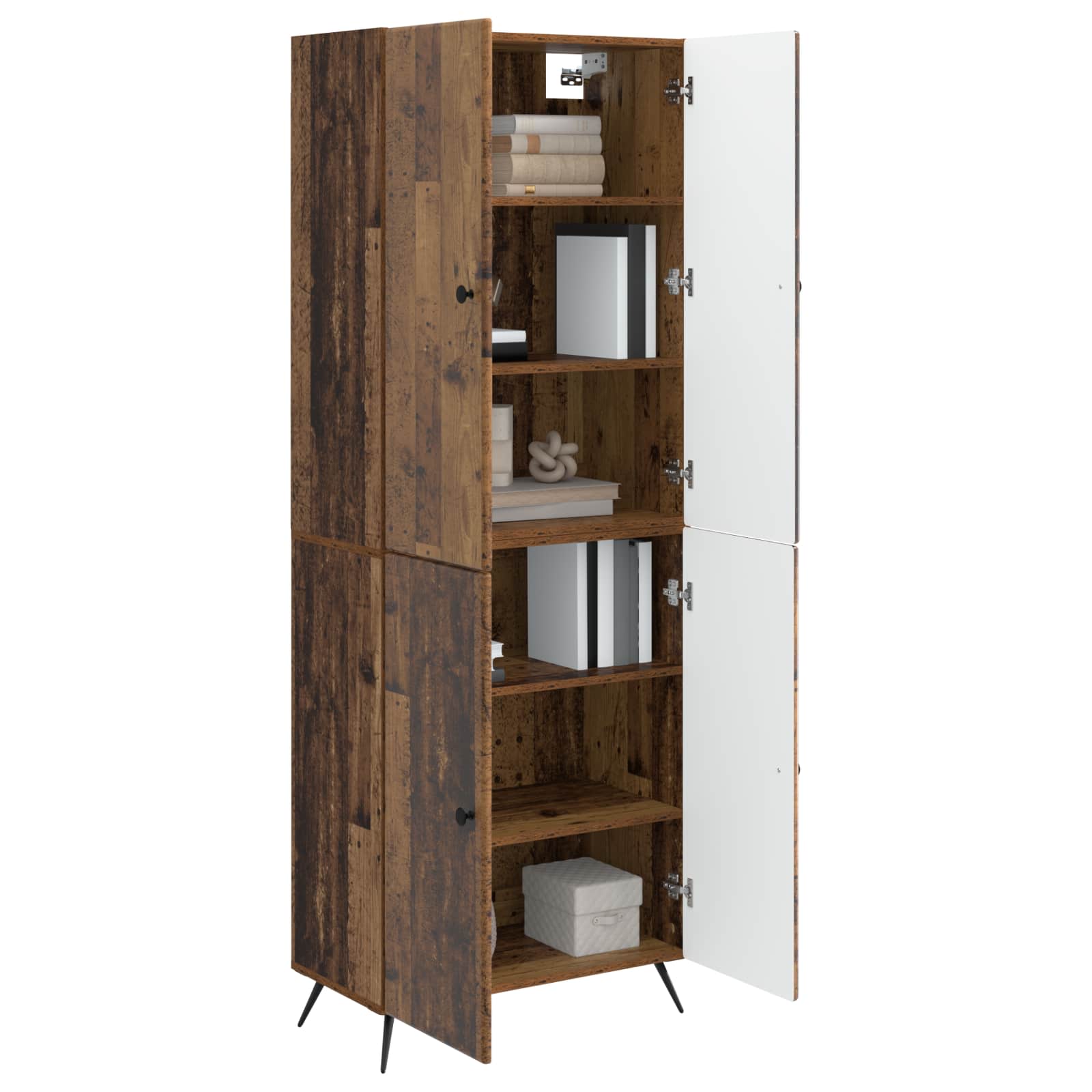 Set ormara 2 pcs Staro drvo Konstruirano drvo