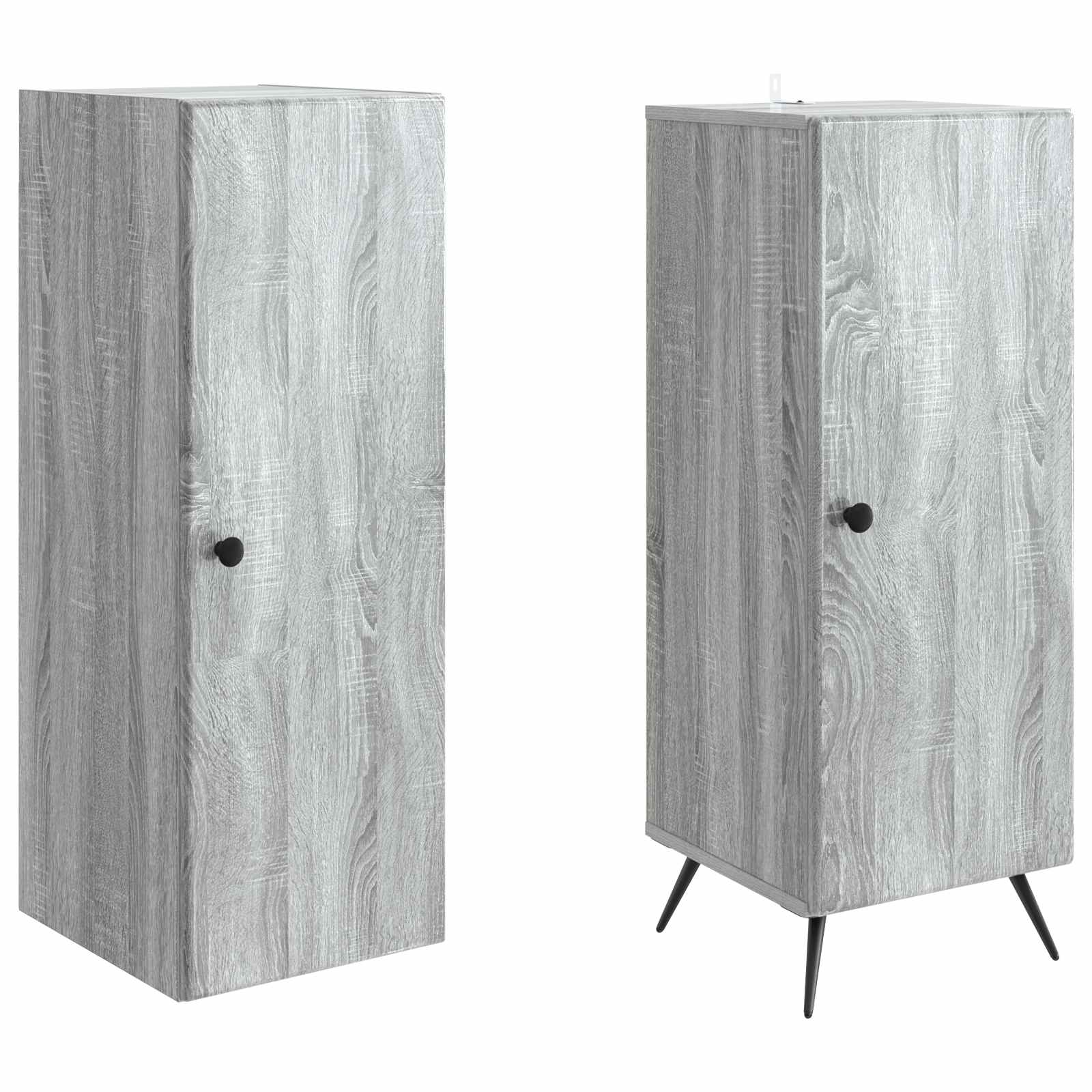 Set ormara 2 pcs Siva Sonoma Konstruirano drvo
