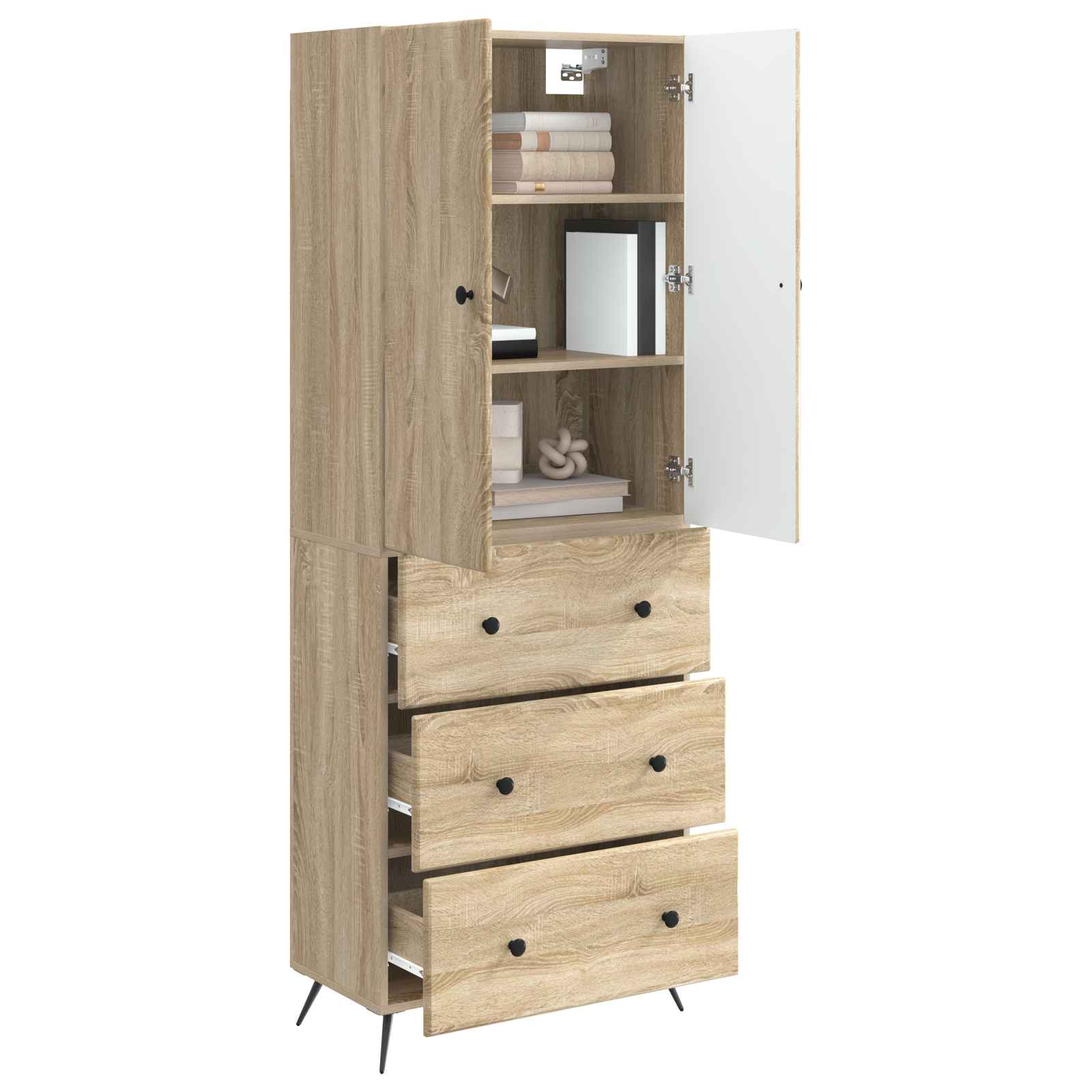 Set ormara 2 pcs Hrast sonoma 66 x 34,5 x 90 cm