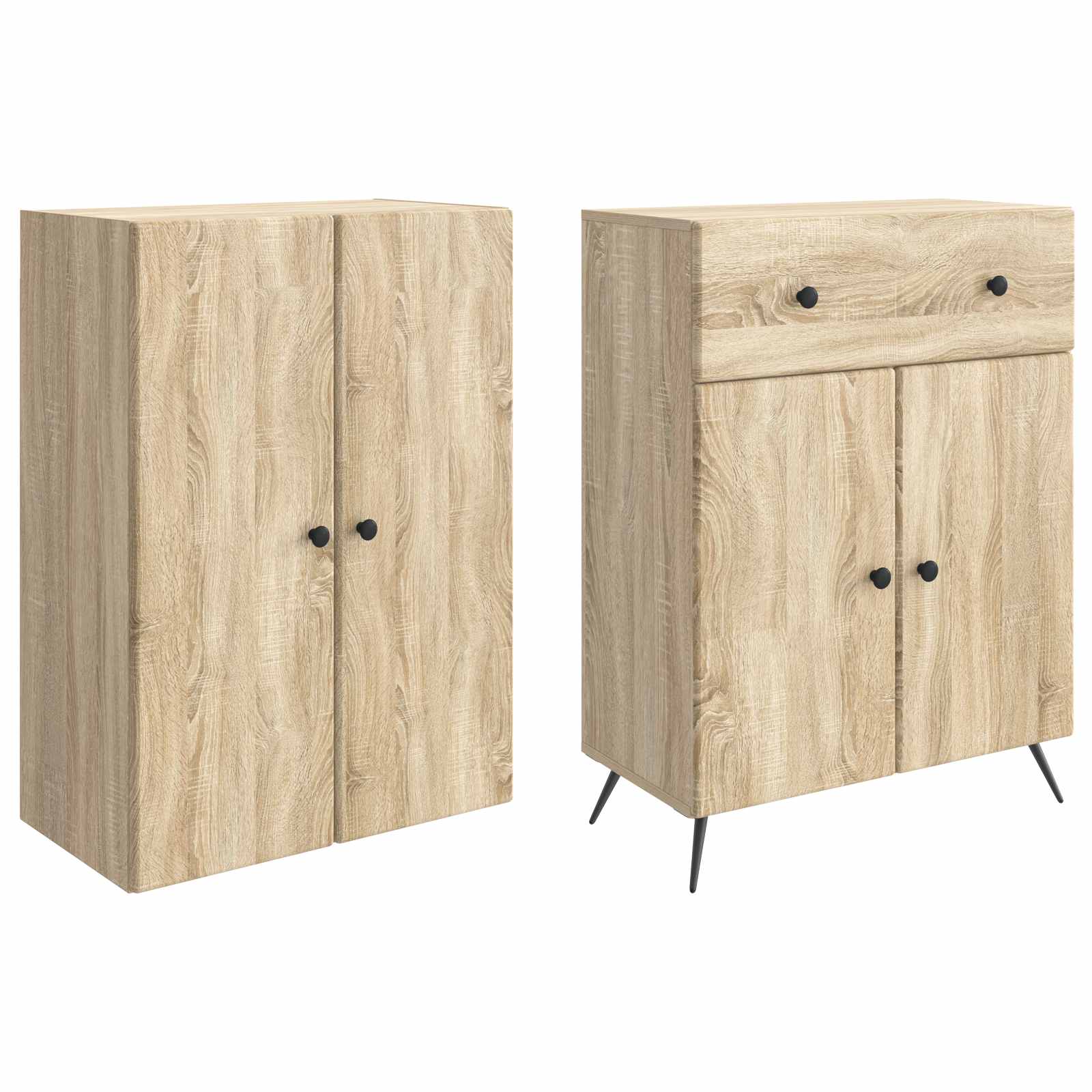2 pcs Hrast sonoma