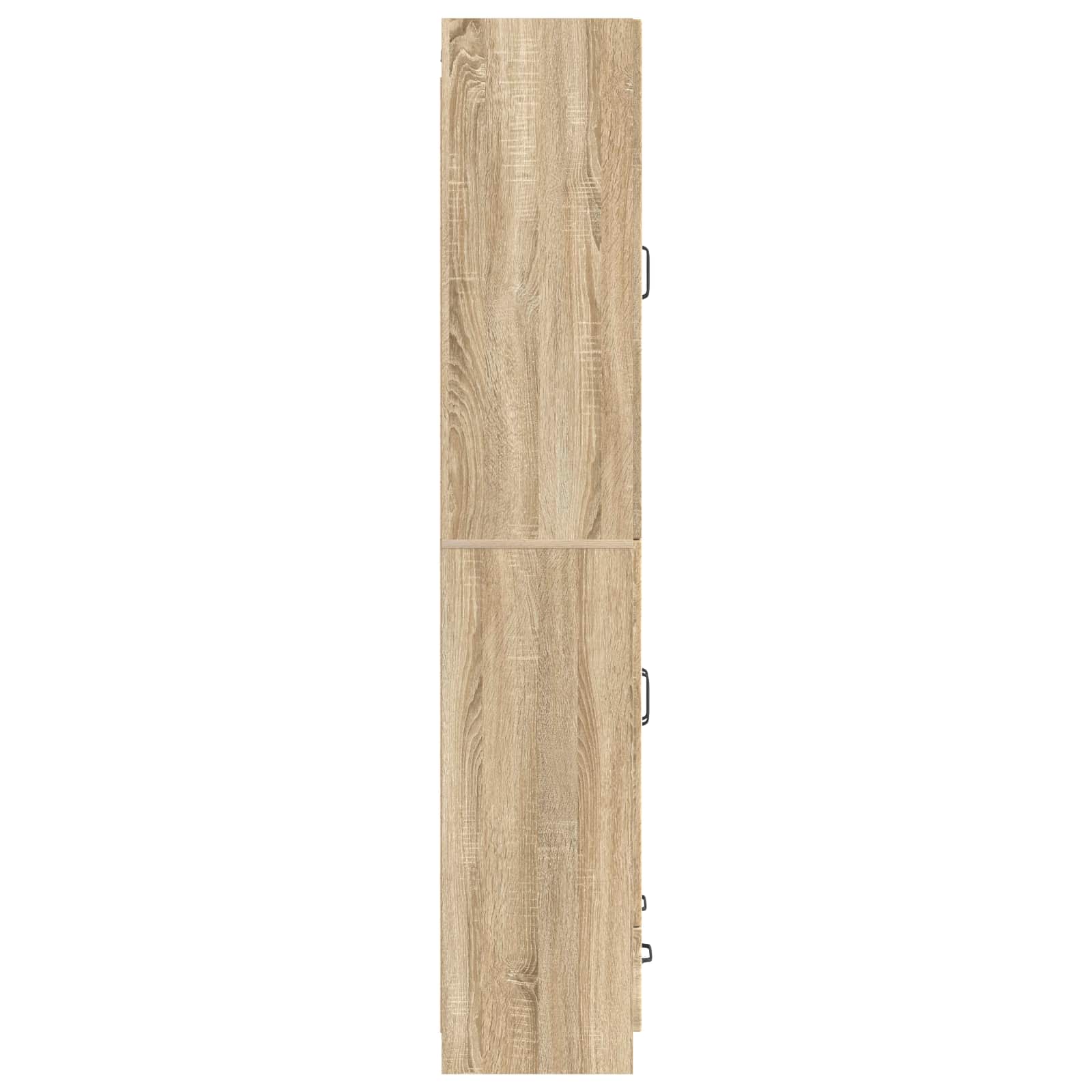 Set ormara 2 pcs Hrast sonoma Konstruirano drvo