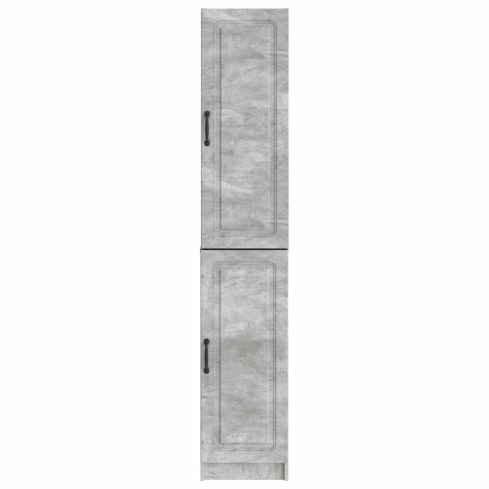 Set ormara 2 pcs Betonska siva Konstruirano drvo