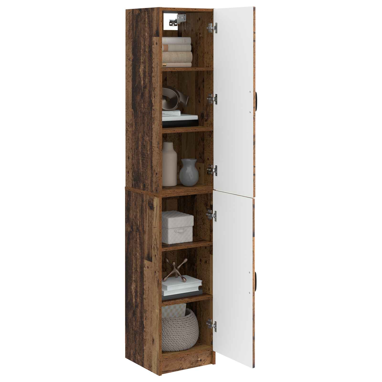 Set ormara 2 pcs Staro drvo Konstruirano drvo