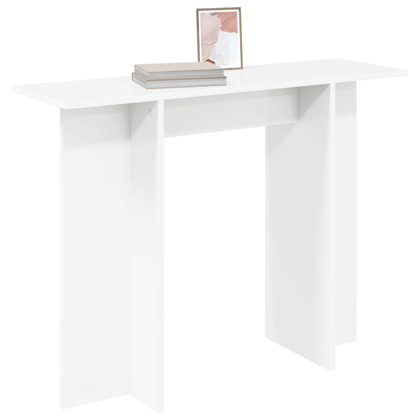 Konzolni stol Bijela 100 x 30 x 75 cm Konstruirano drvo