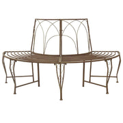 Klupa pod drvetom 4-Broj sjedala 160 x 80 x 89 cm Čelik