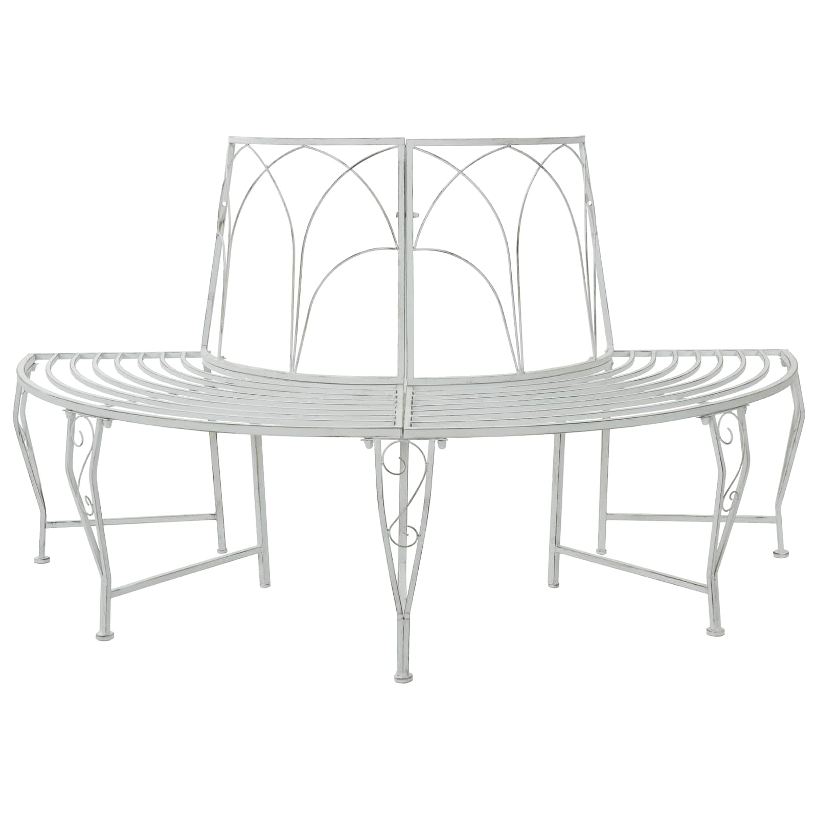 Klupa pod drvetom 4-Broj sjedala 160 x 80 x 89 cm Čelik