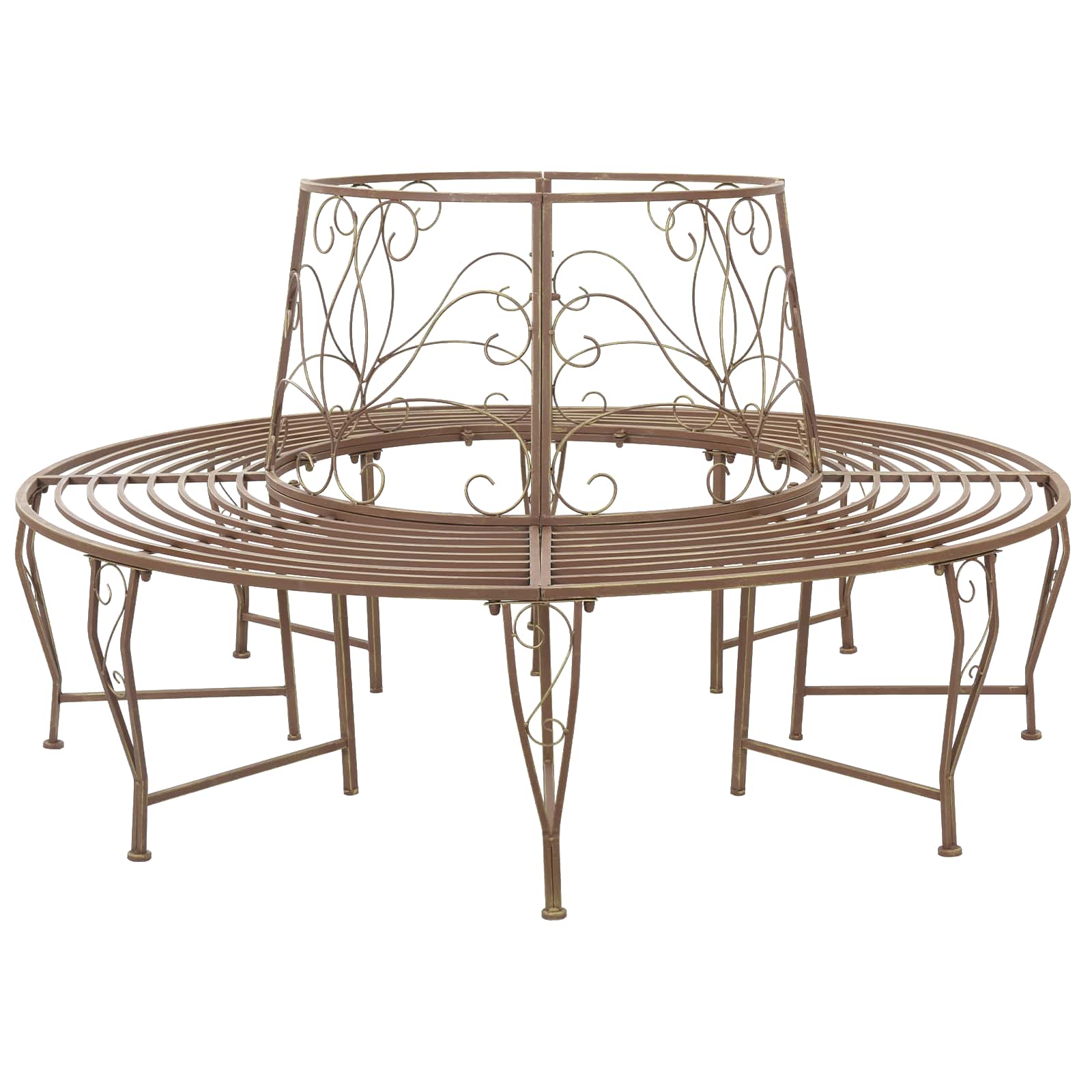 Klupa pod drvetom 8-Broj sjedala Ø 160 x 89 cm Čelik
