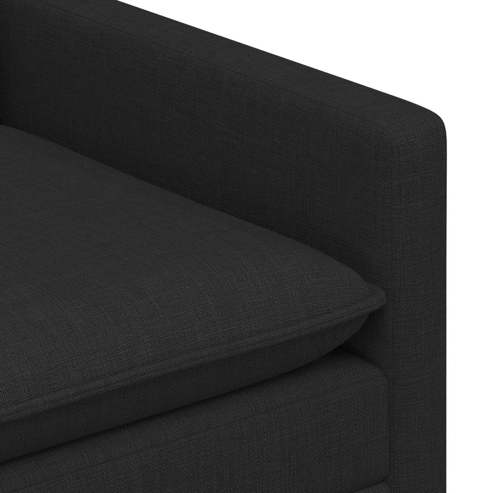 Sofa Crna 76 x 81 x 87,5 cm Tkanina