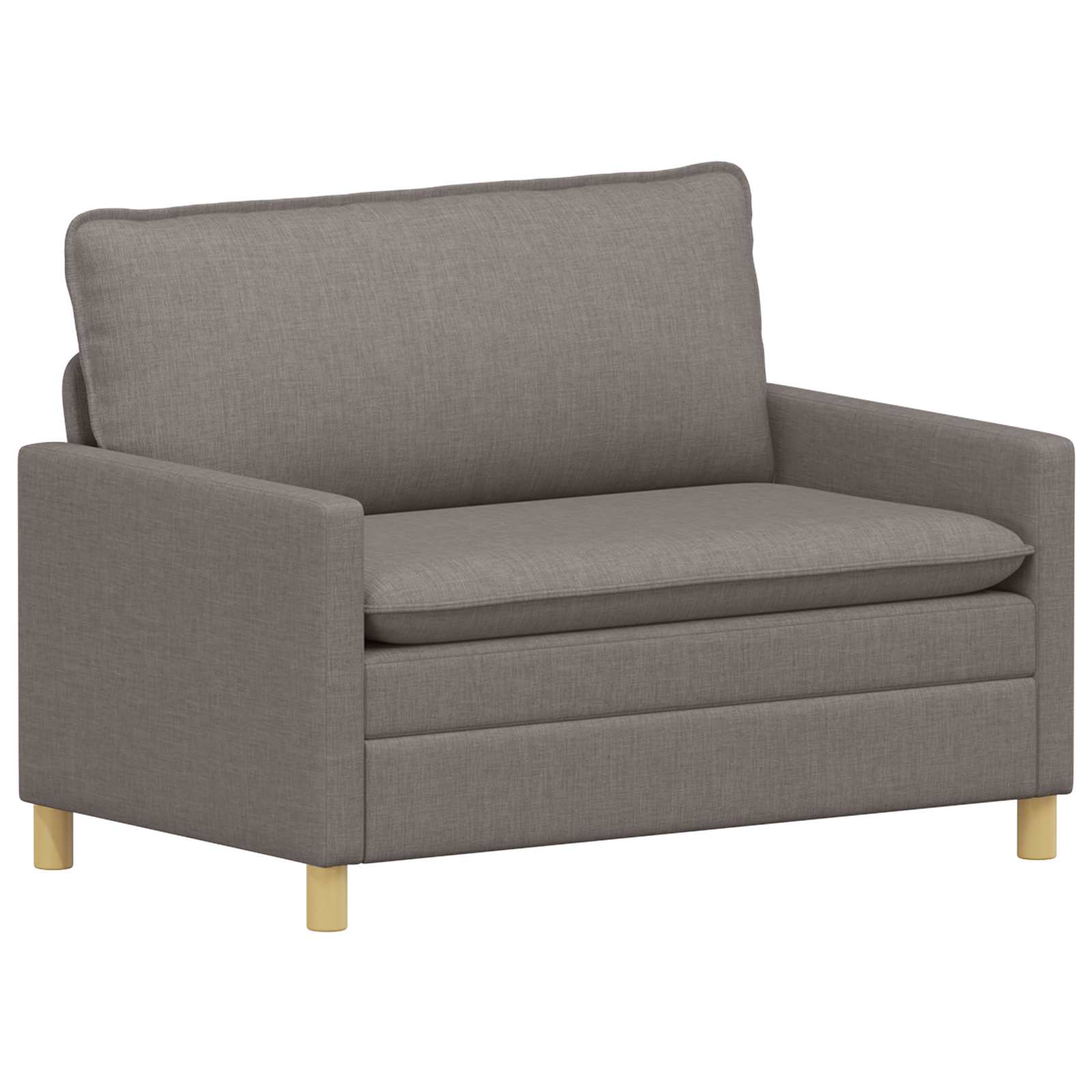 Sofa Sivosmeđa 126 x 81 x 87,5 cm Tkanina