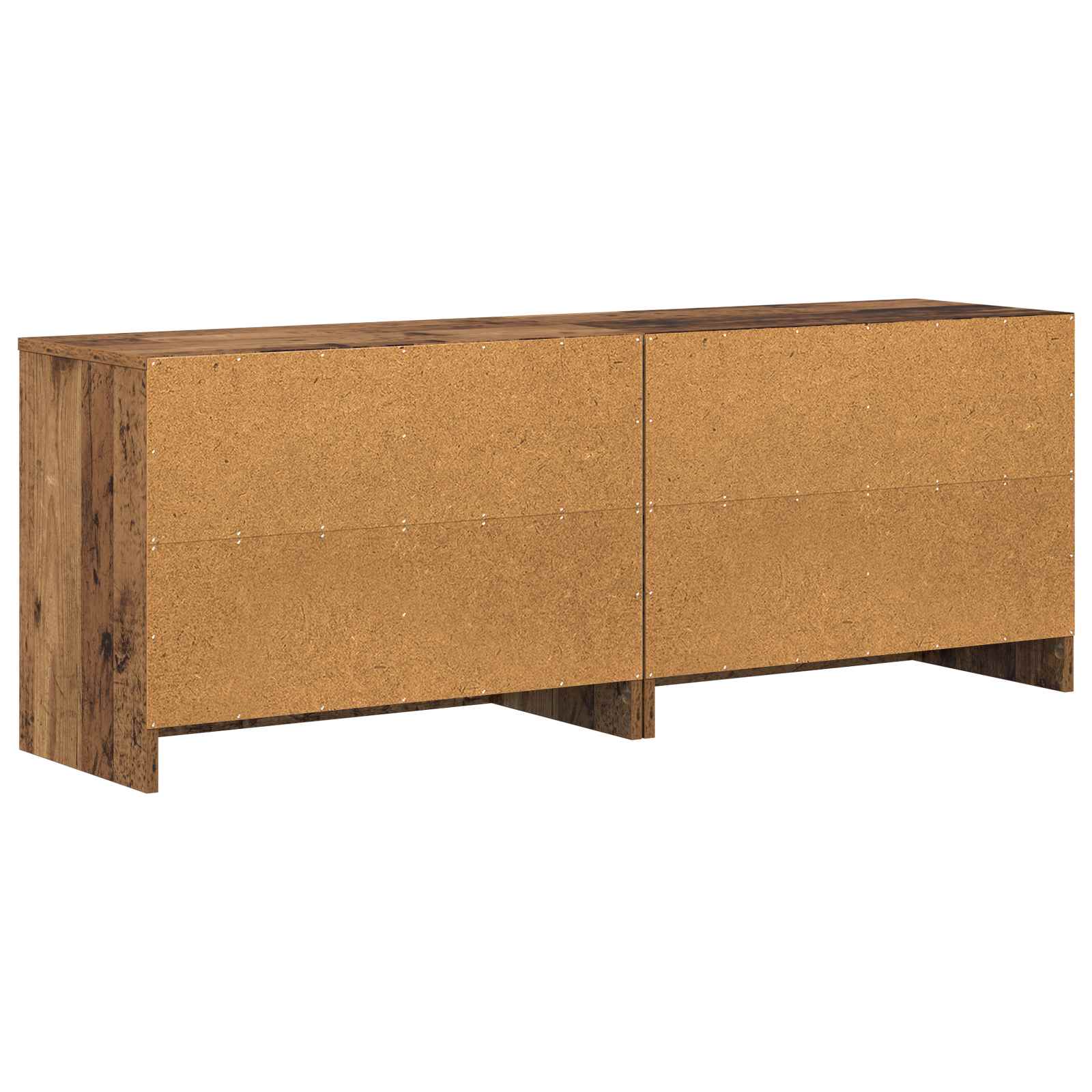 Ormarić za krevet s policom 2 pcs Staro drvo 66 x 33 x 48 cm