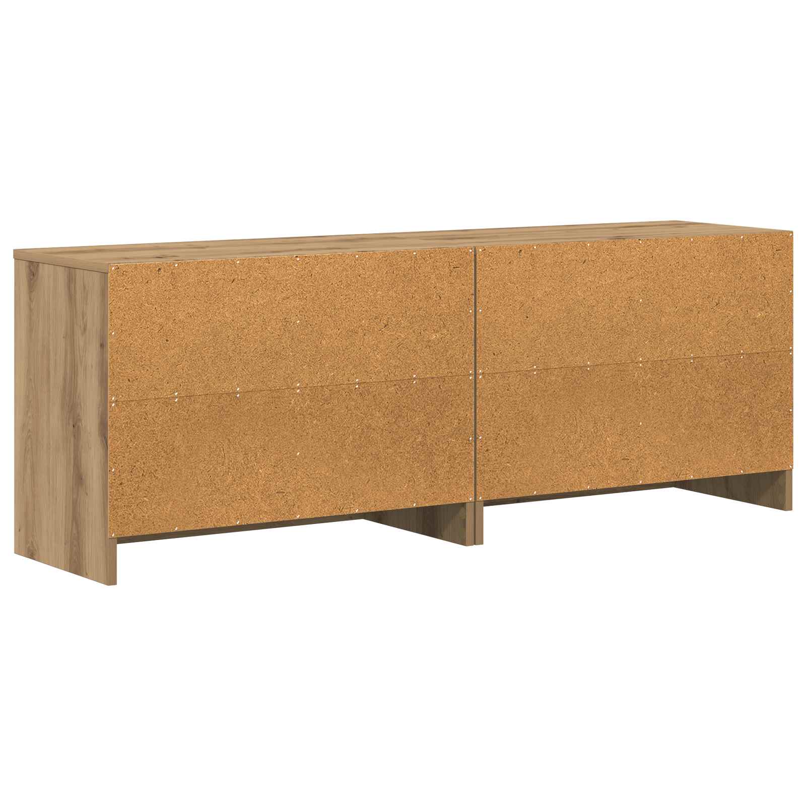 Ormarić za krevet s policom 2 pcs Hrast artisan 66 x 33 x 48 cm