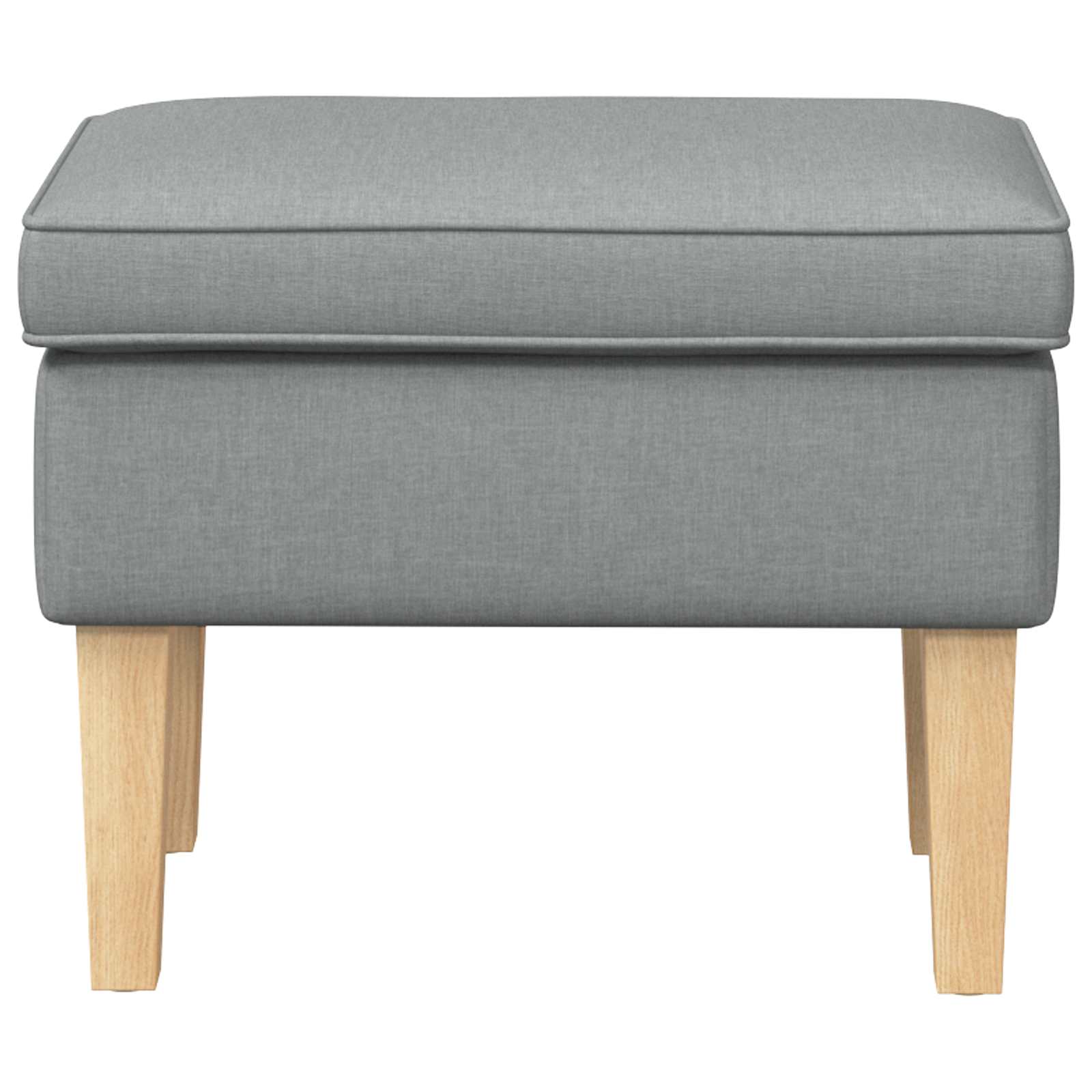 Stolica za noge Svjetlosiva 55 x 35 x 41 cm Tkanina