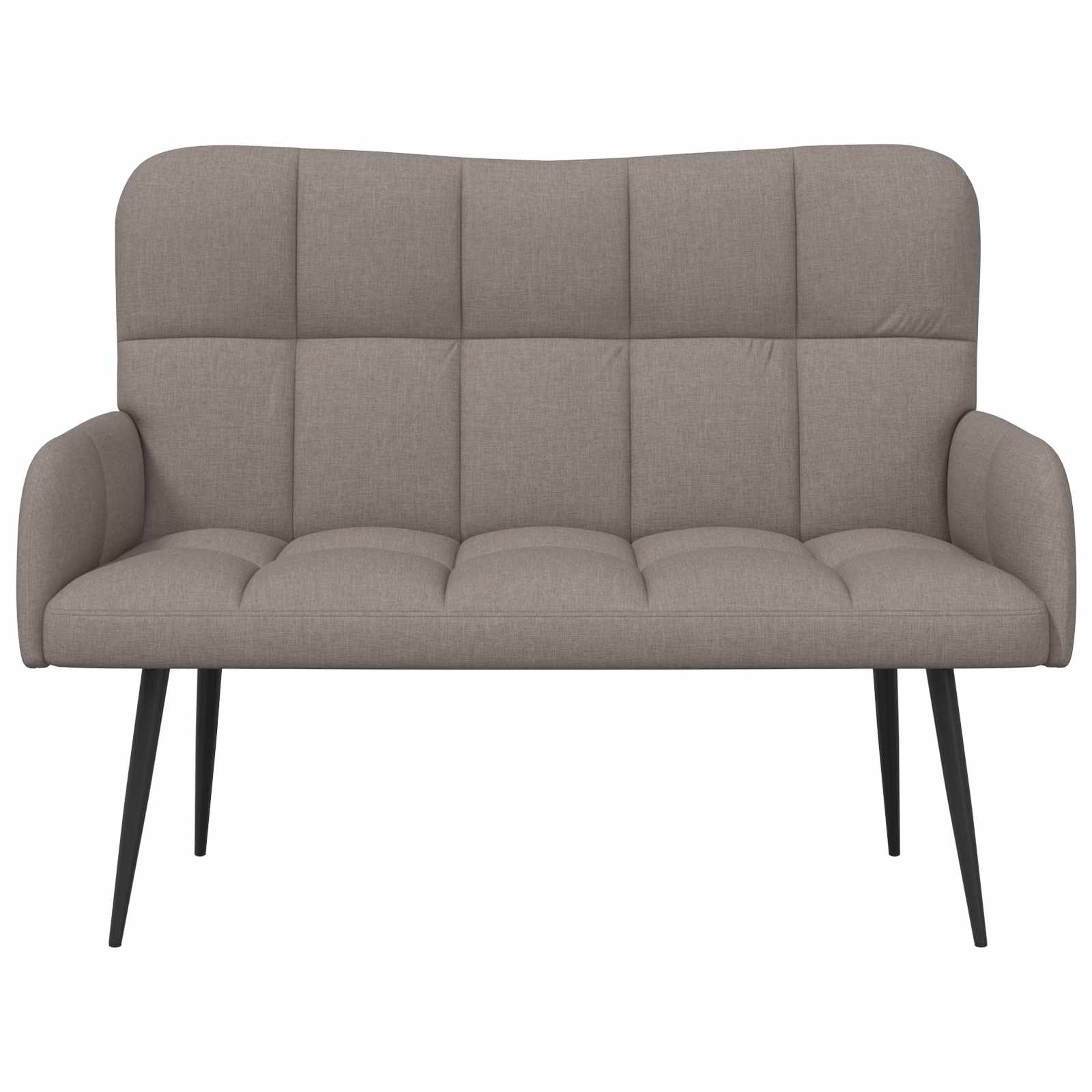 Sofa za dvije osobe Sivosmeđa 115 x 61 x 87 cm Tkanina