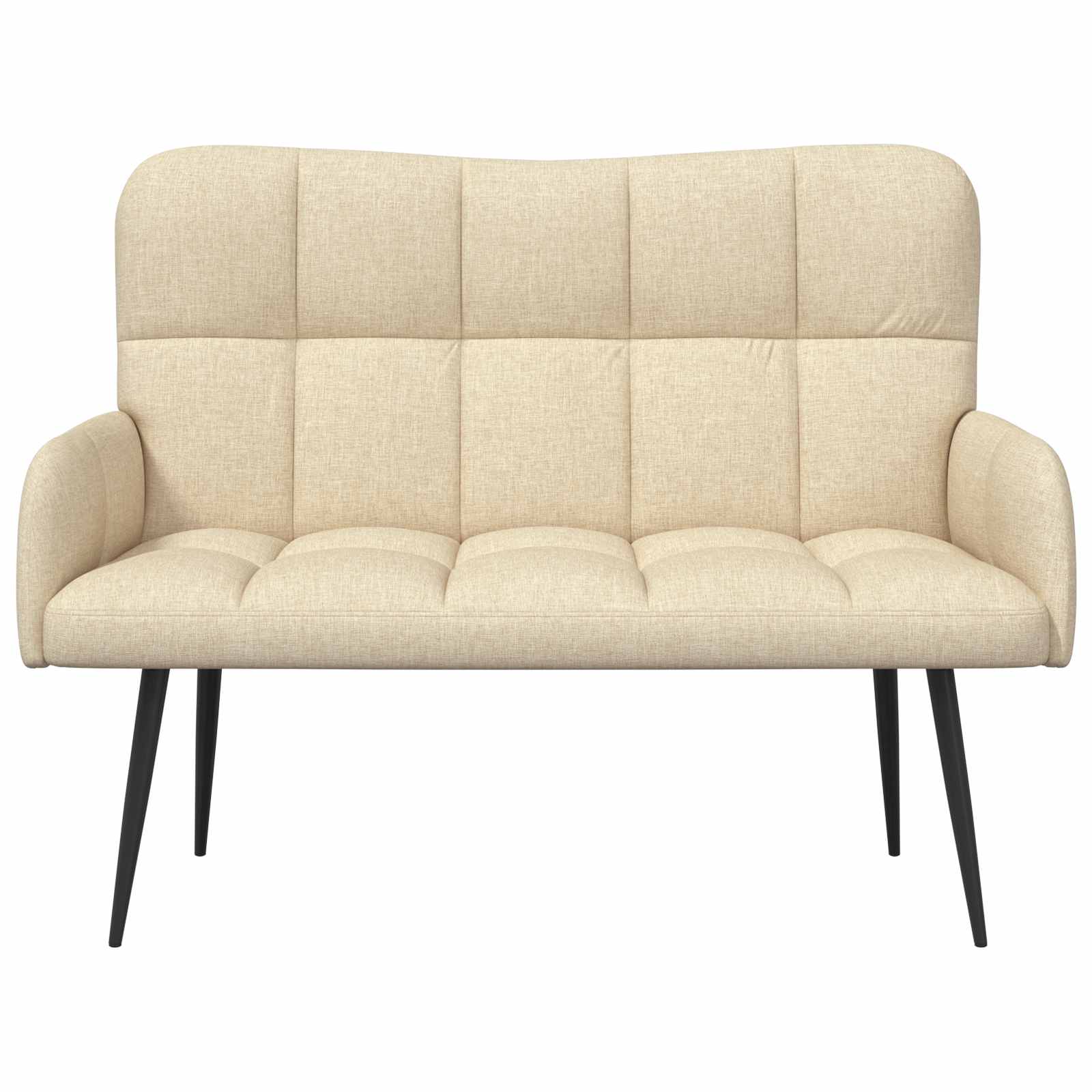Sofa za dvije osobe Krem 115 x 61 x 87 cm Tkanina