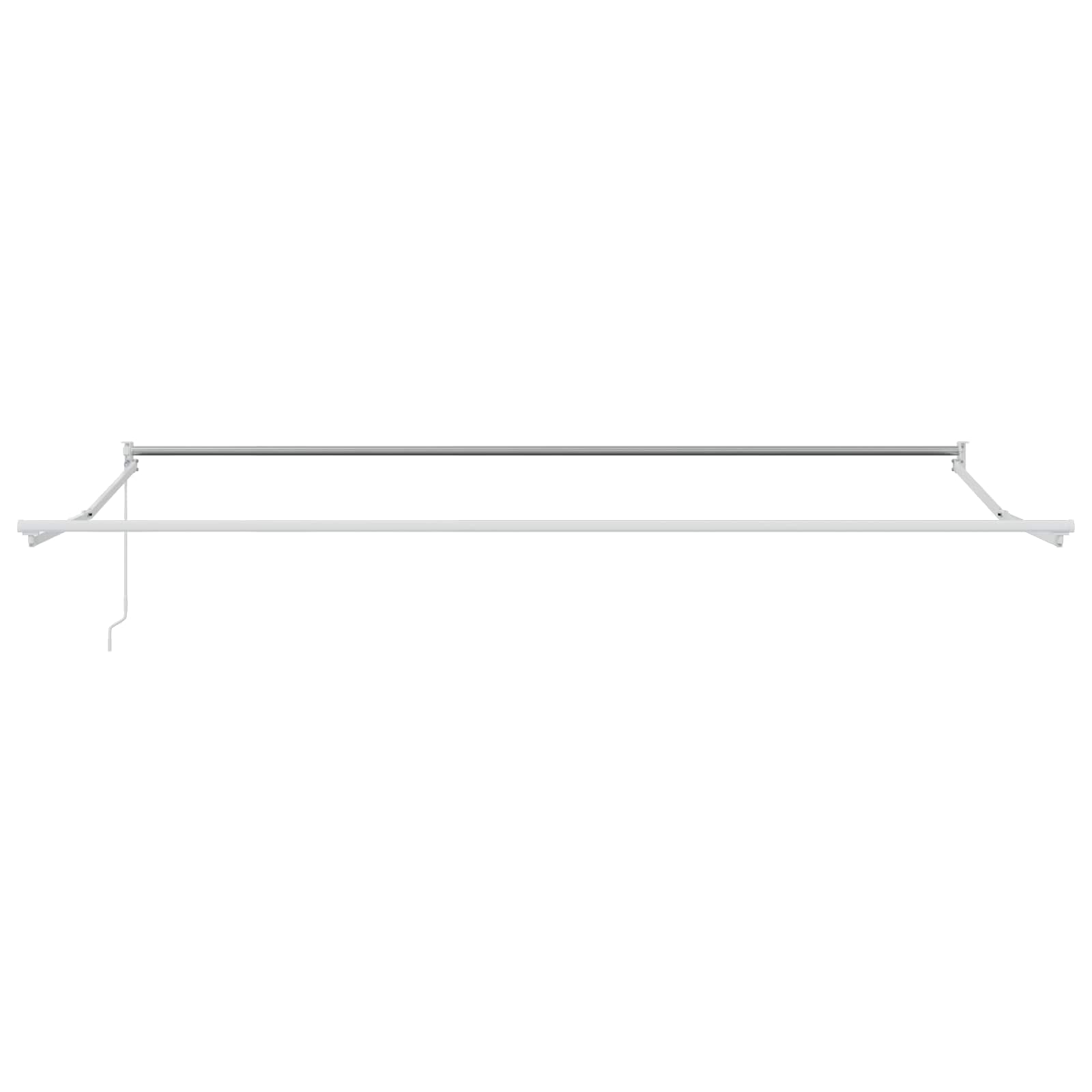 Povlačivi tende Svjetlosiva 4 x 2 m 100% Poliester i Aluminij