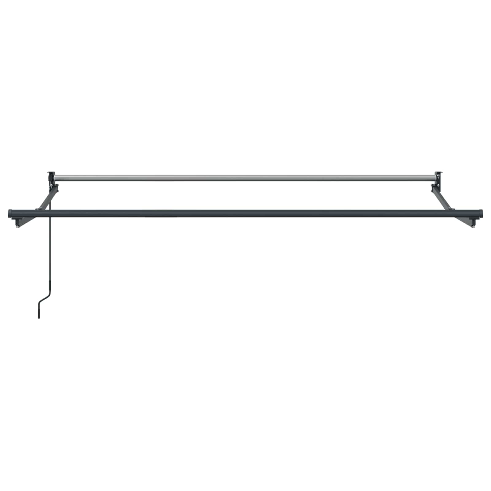 Povlačivi tende Smeđa 3 x 2 m 100% Poliester i Aluminij