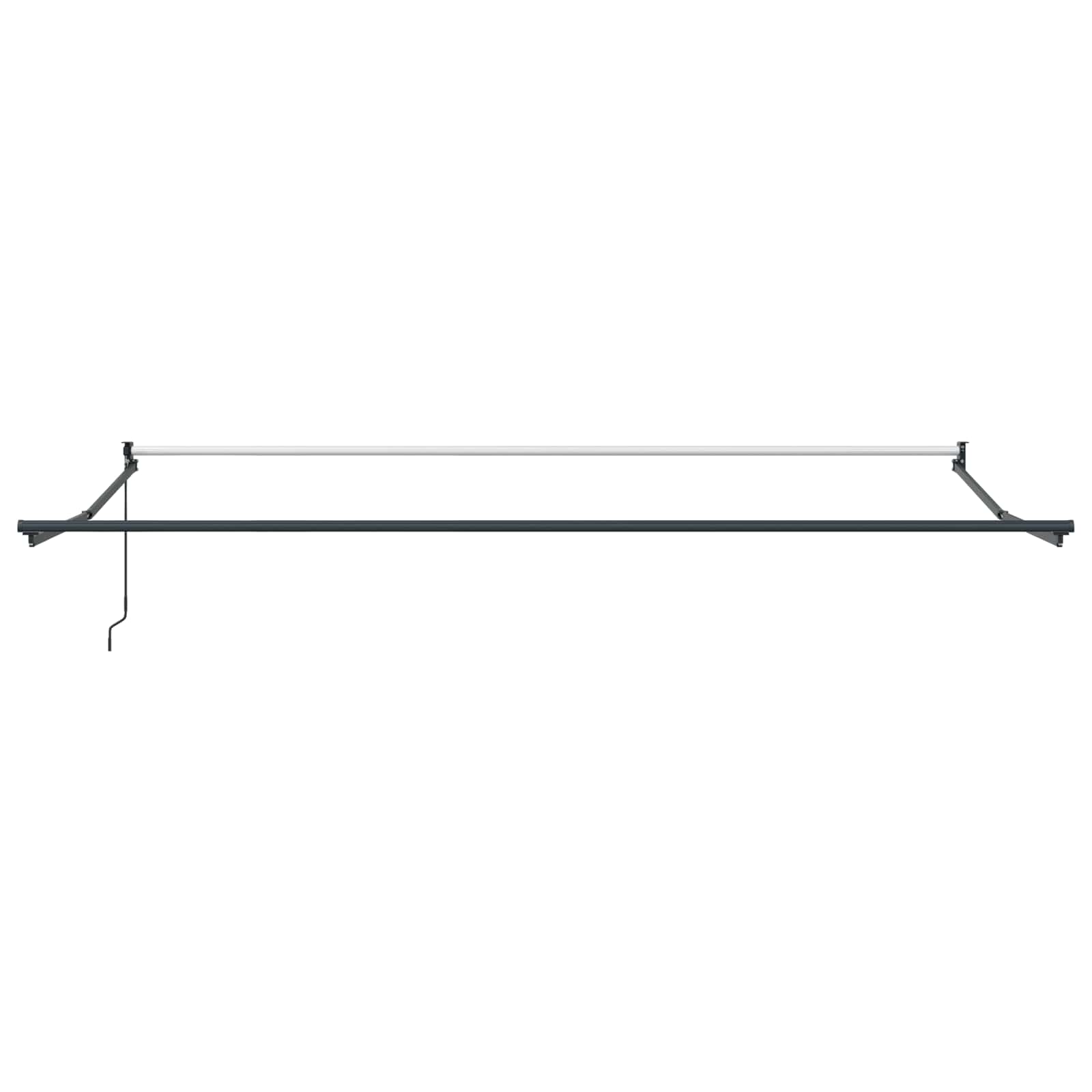 Povlačivi tende Žuta, narančasta i bijela 4 x 2 m