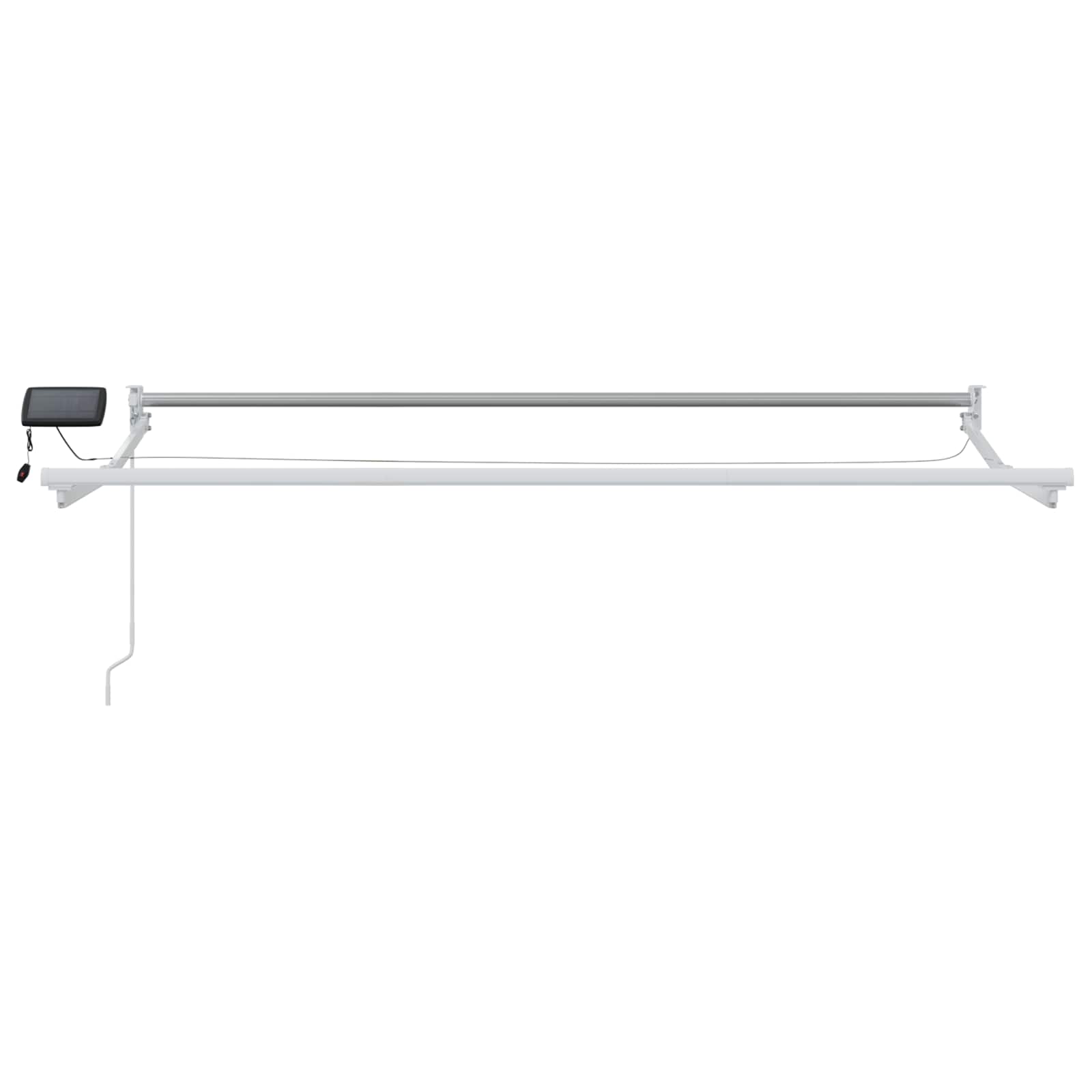 Ručna zlačivna tenda s LED diodama Šareni 3,5 x 2 m