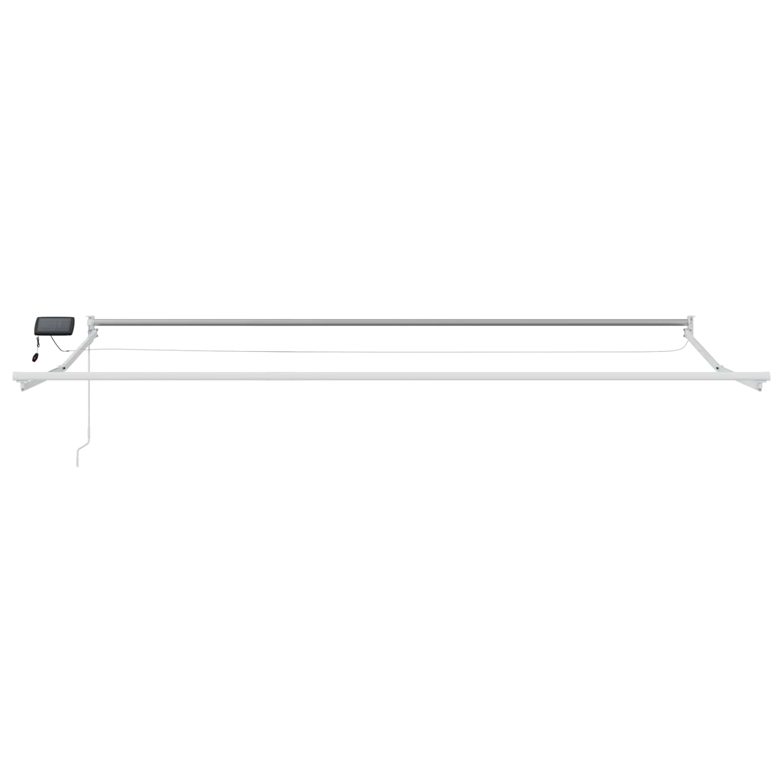 Ručna zlačivna tenda s LED diodama Šareni 4 x 2 m