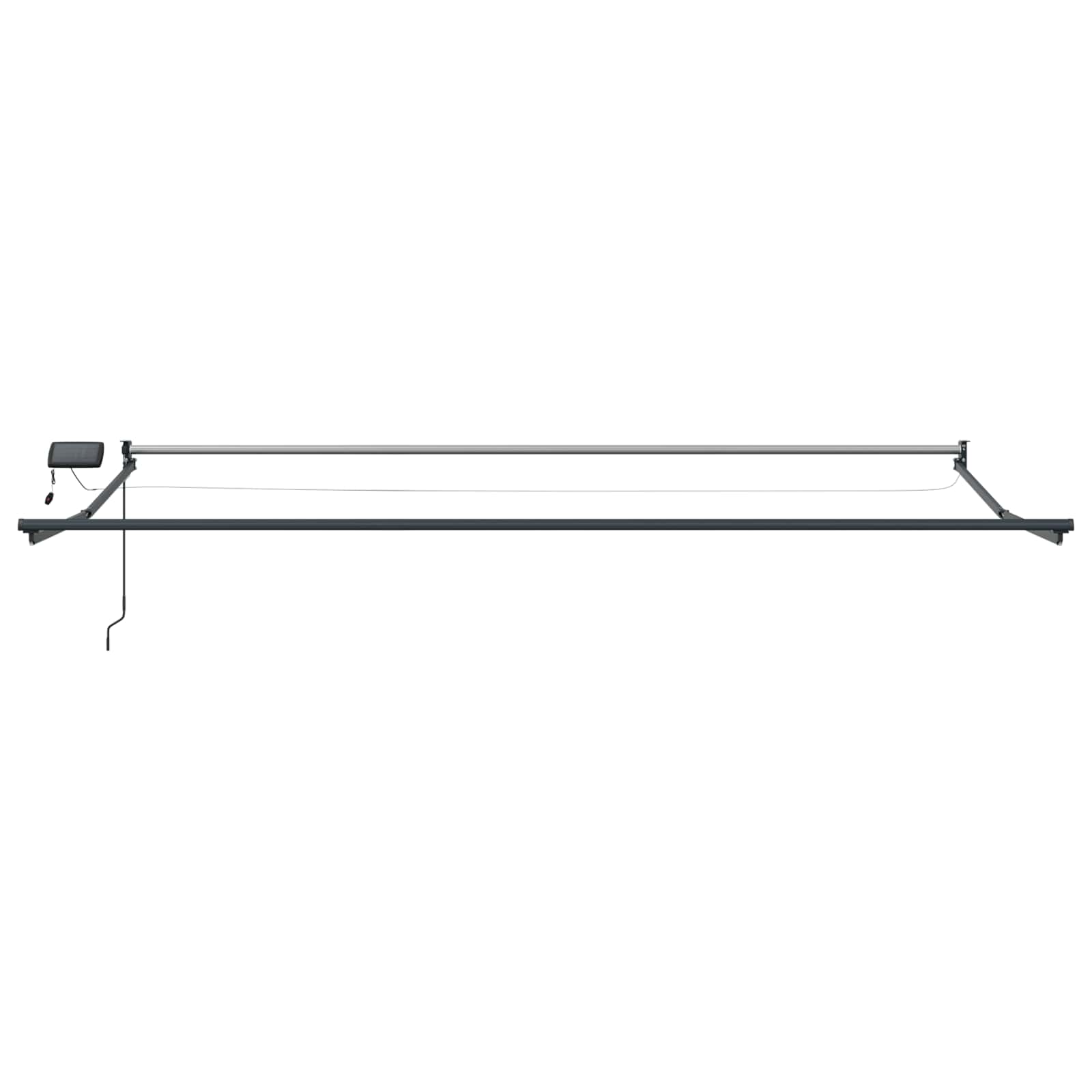 Ručna zlačivna tenda s LED diodama Šareni 4 x 2 m