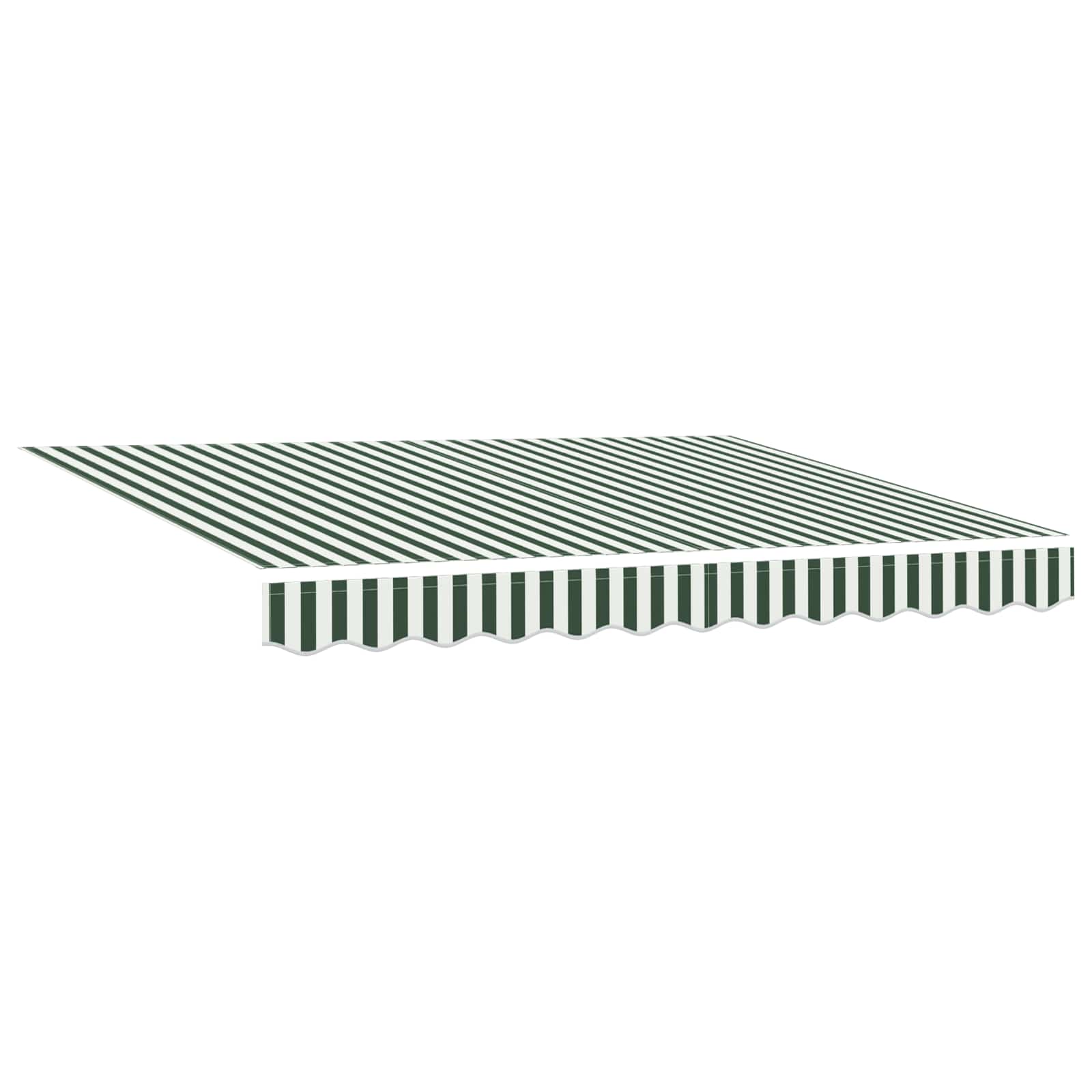 Električna retraktabilna tenda Zelena i bijela 2,5 x 2 m