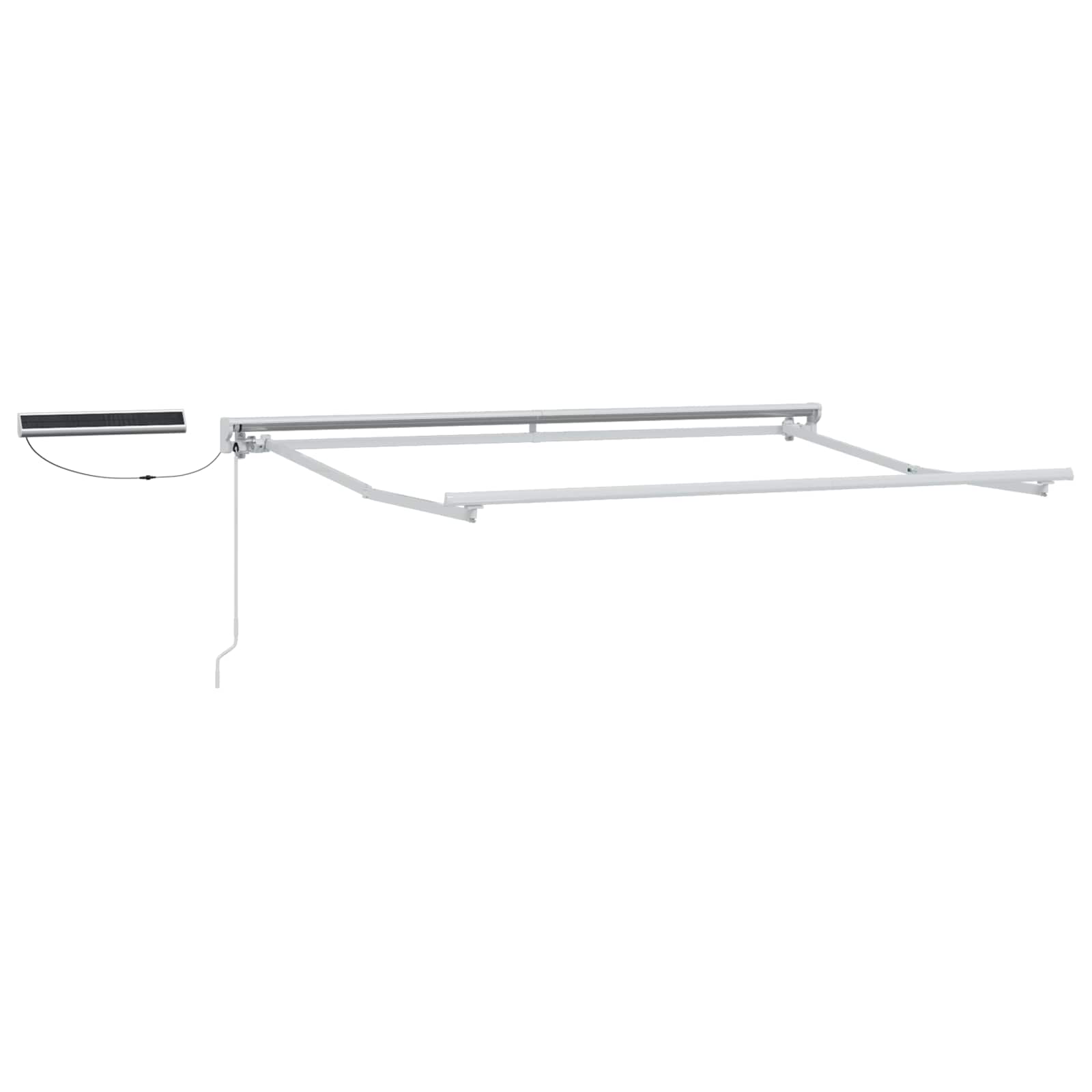 Električna retraktabilna tenda Smeđa i bijela 3 x 2 m