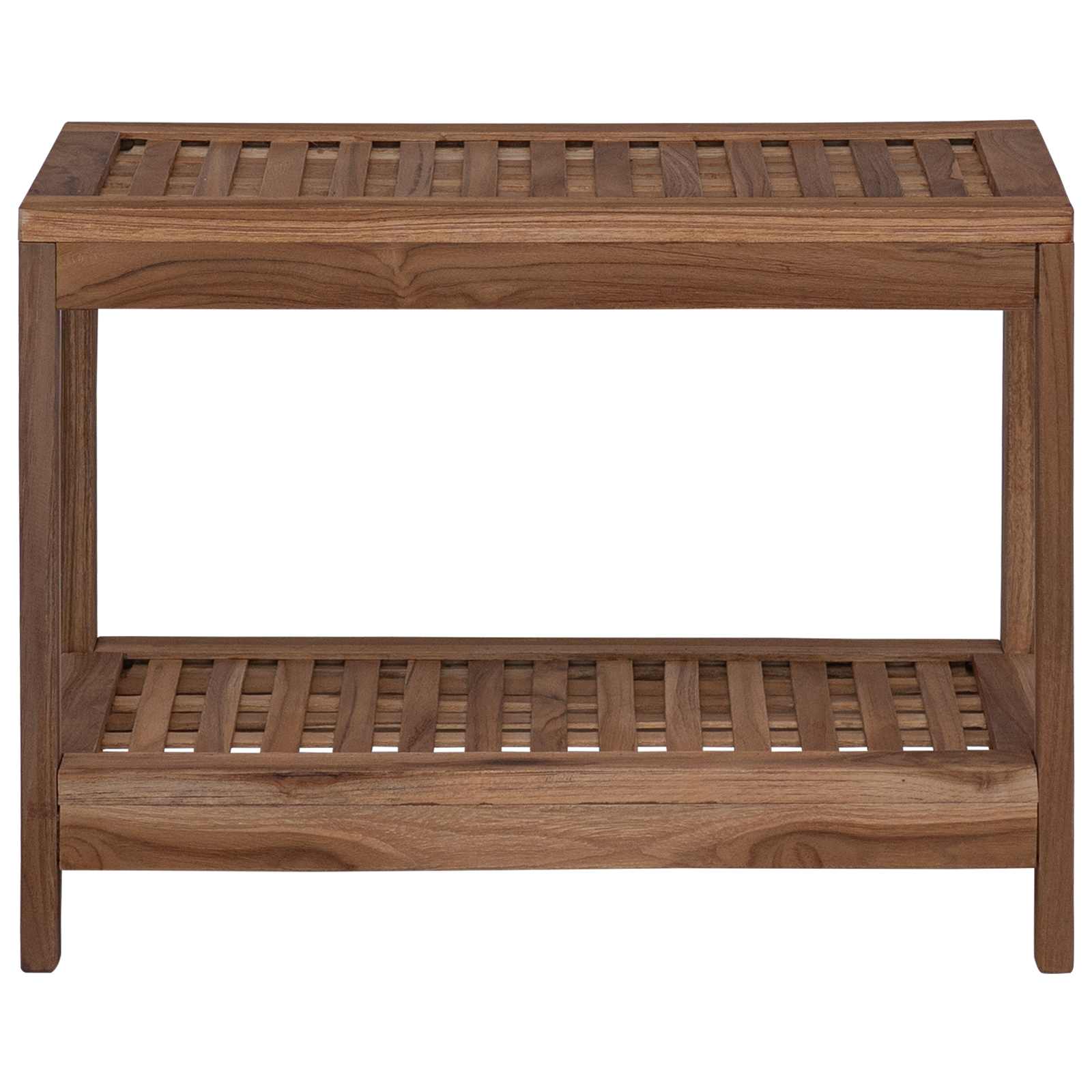 Stolić za kupatilo Prirodna 60 x 30 x 45 cm Čvrsto teak drvo