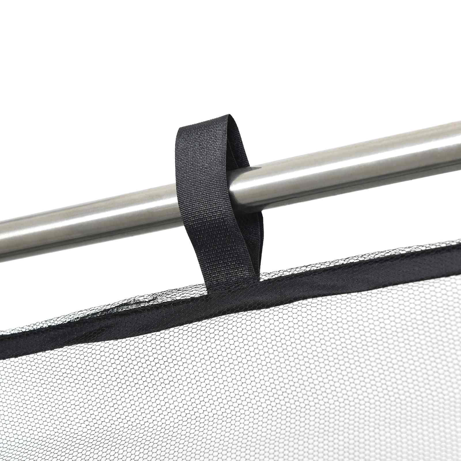 Mreža protiv komaraca za gazebo 220 mesh Crna 3,6 x 3 x 2 m