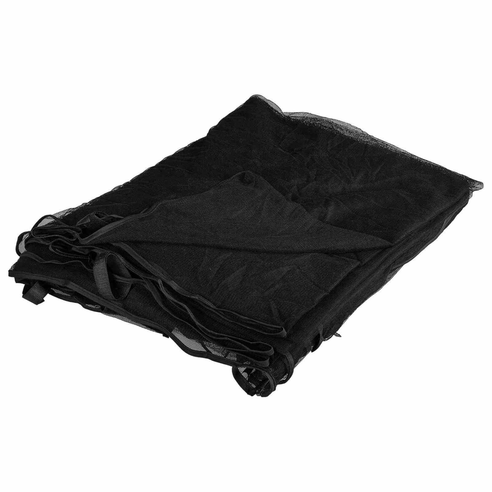 Mreža protiv komaraca za gazebo 220 mesh Crna 3,6 x 3 x 2 m