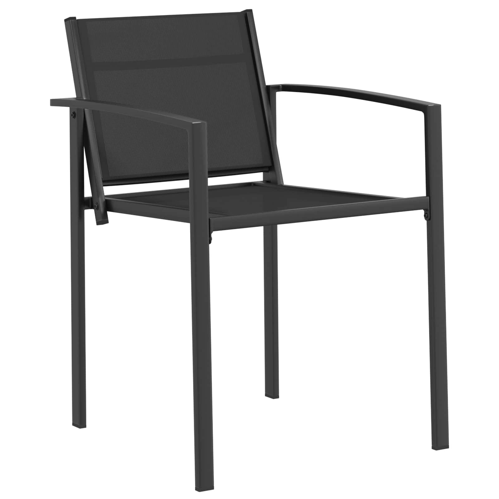 Set vanjskog namještaja 5 pcs Crna i antracit 140 x 70 x 73 cm