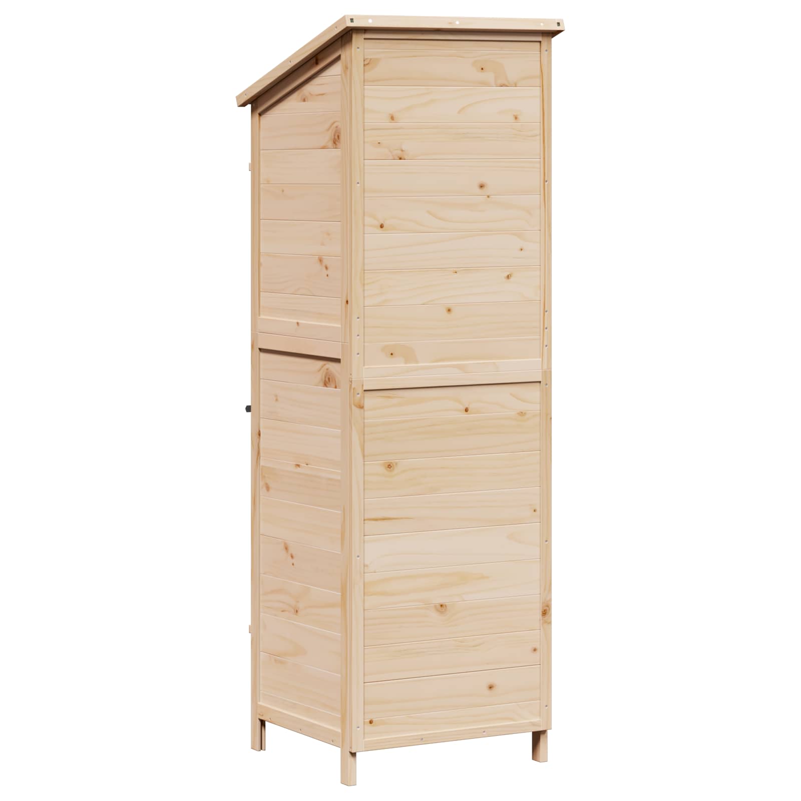 Vrtna Šupa Prirodna 59,5 x 56 x 176,5 cm Konstruirano drvo