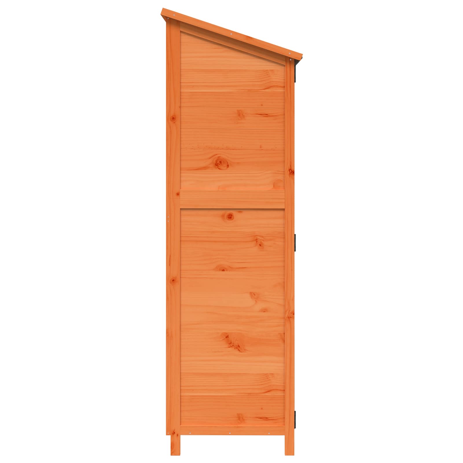 Vrtna Šupa s krovom Smeđa 59,5 x 56 x 176,5 cm Čvrsto drvo jele